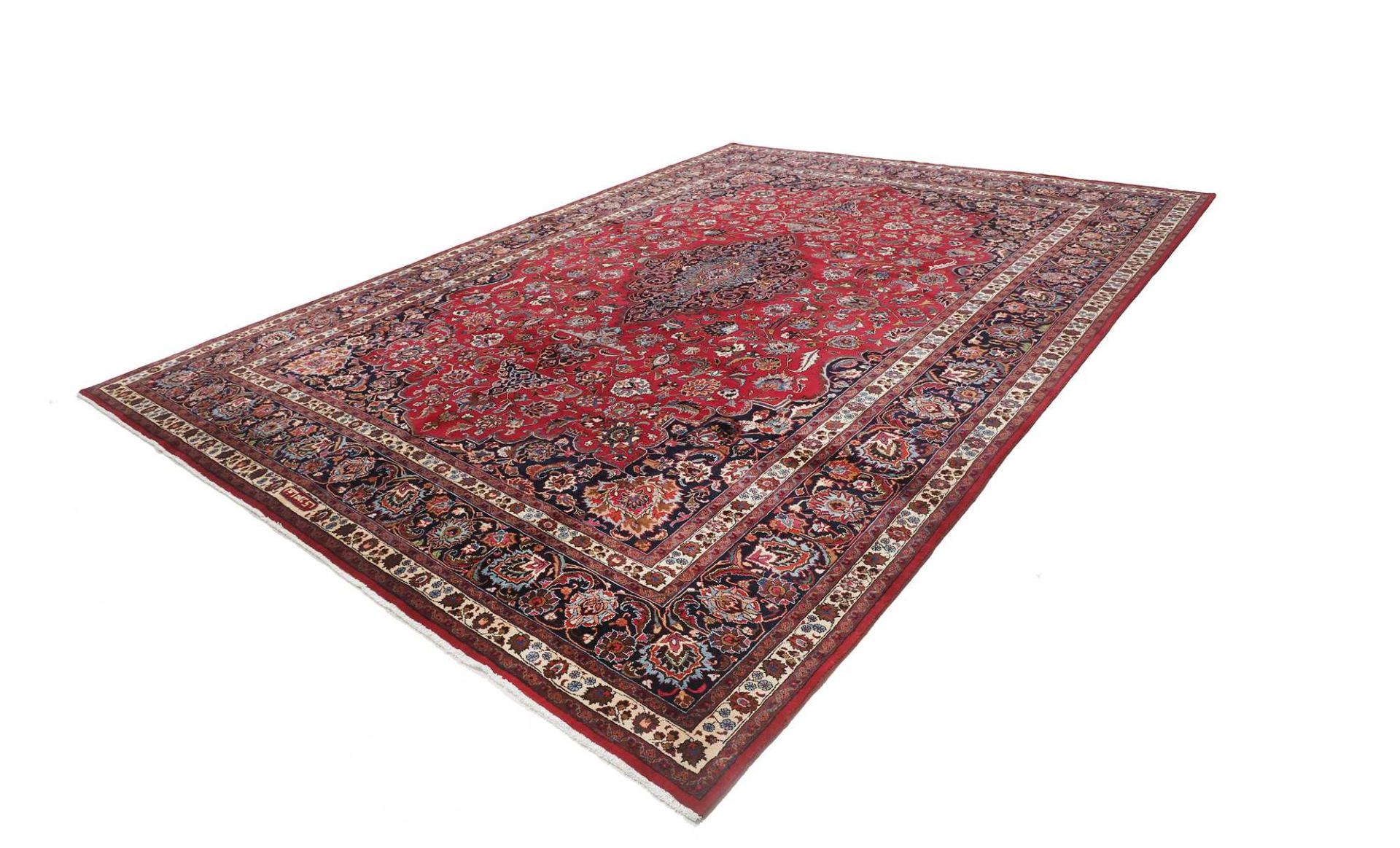 Handgeknüpfter Mashhad Perserteppich 348 × 486 cm