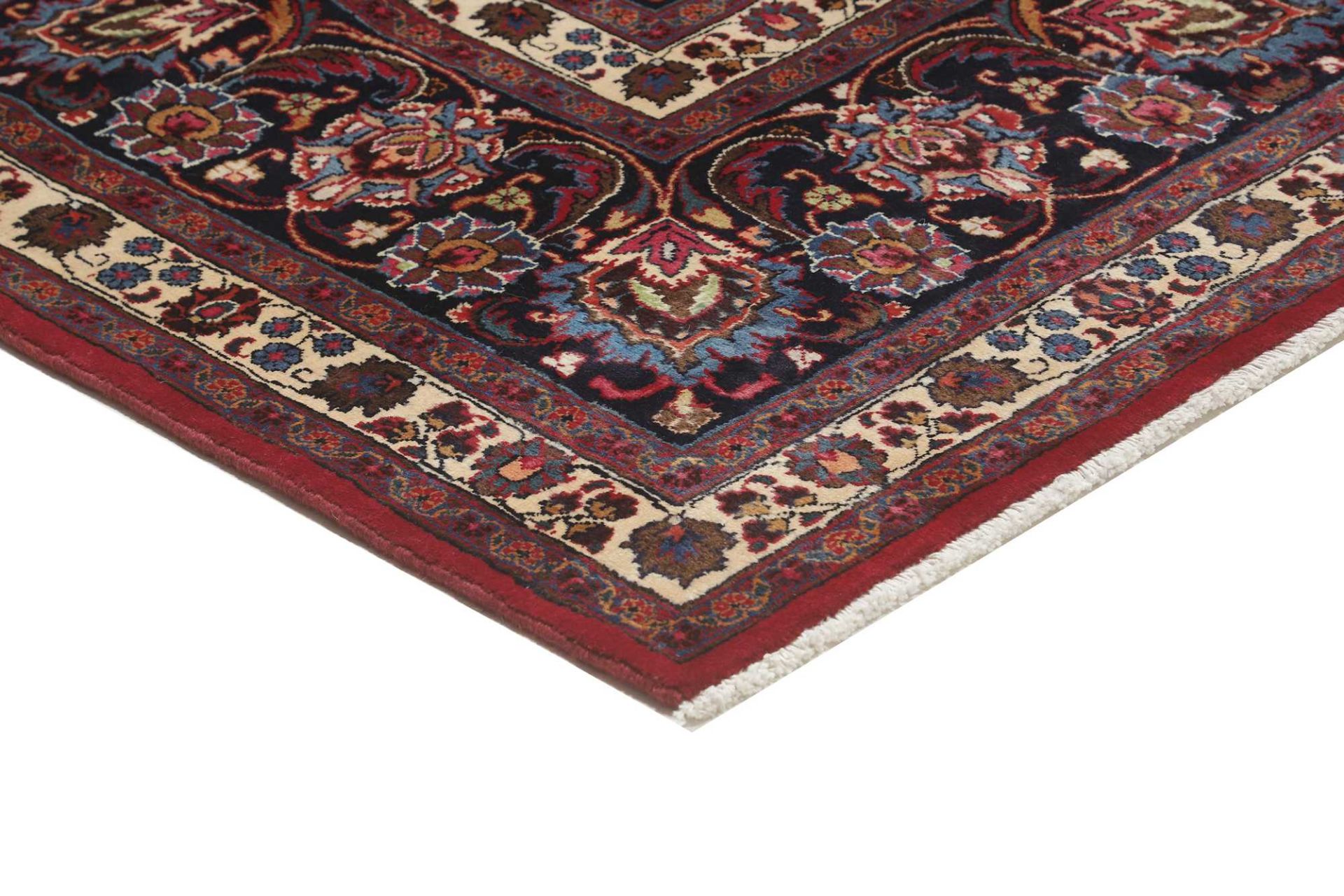 Handgeknüpfter Mashhad Perserteppich 348 × 486 cm