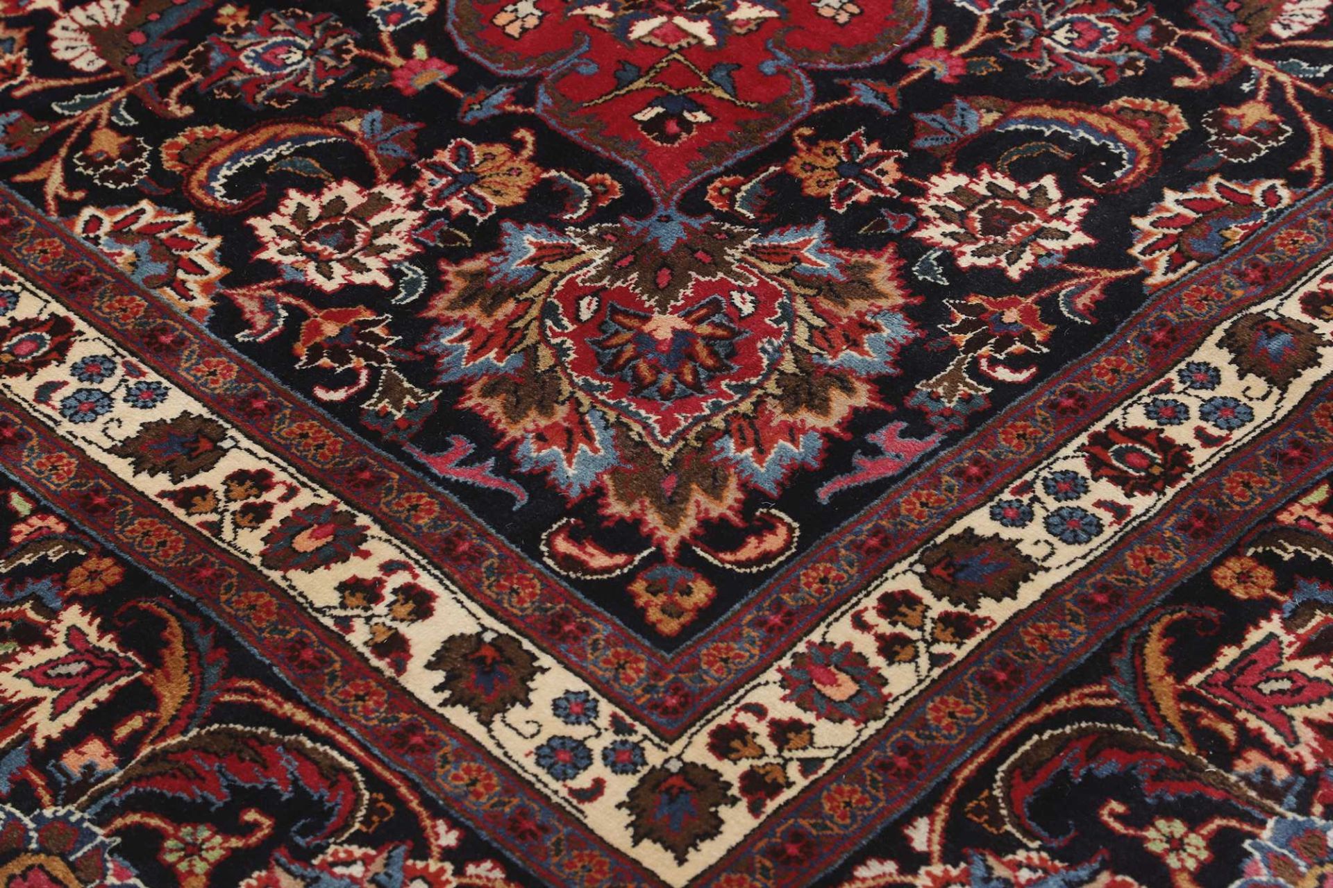 Handgeknüpfter Mashhad Perserteppich 348 × 486 cm