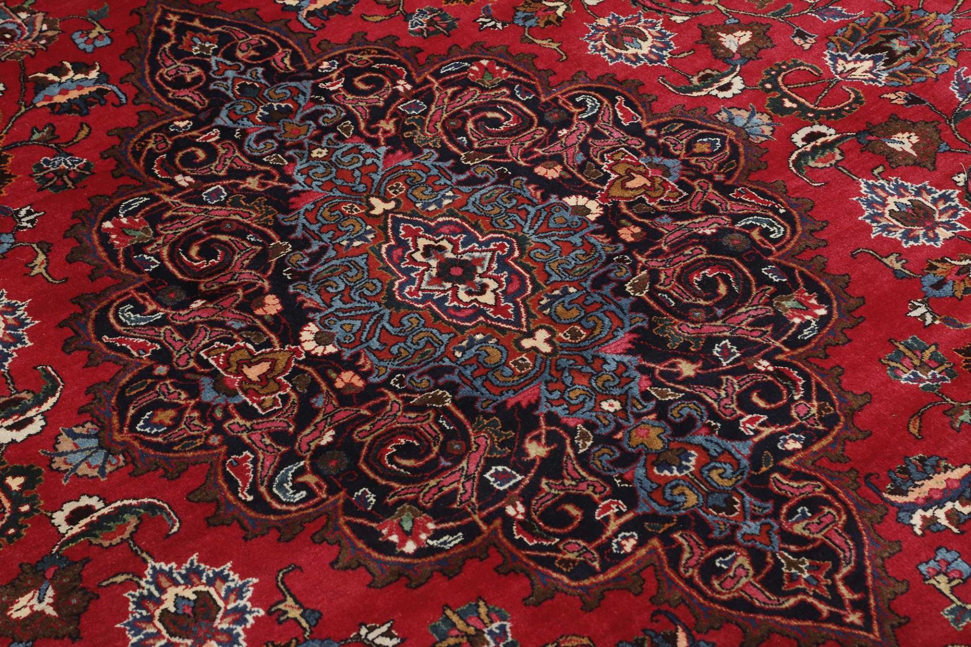 Handgeknüpfter Mashhad Perserteppich 348 × 486 cm