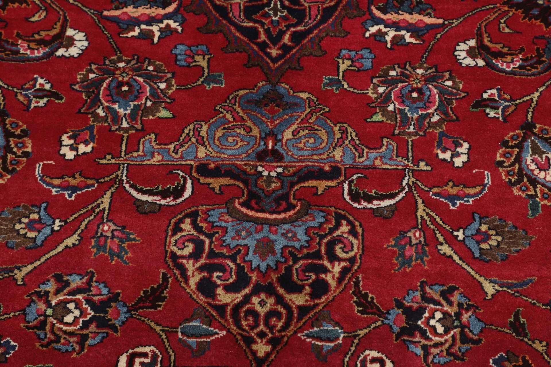 Handgeknüpfter Mashhad Perserteppich 348 × 486 cm
