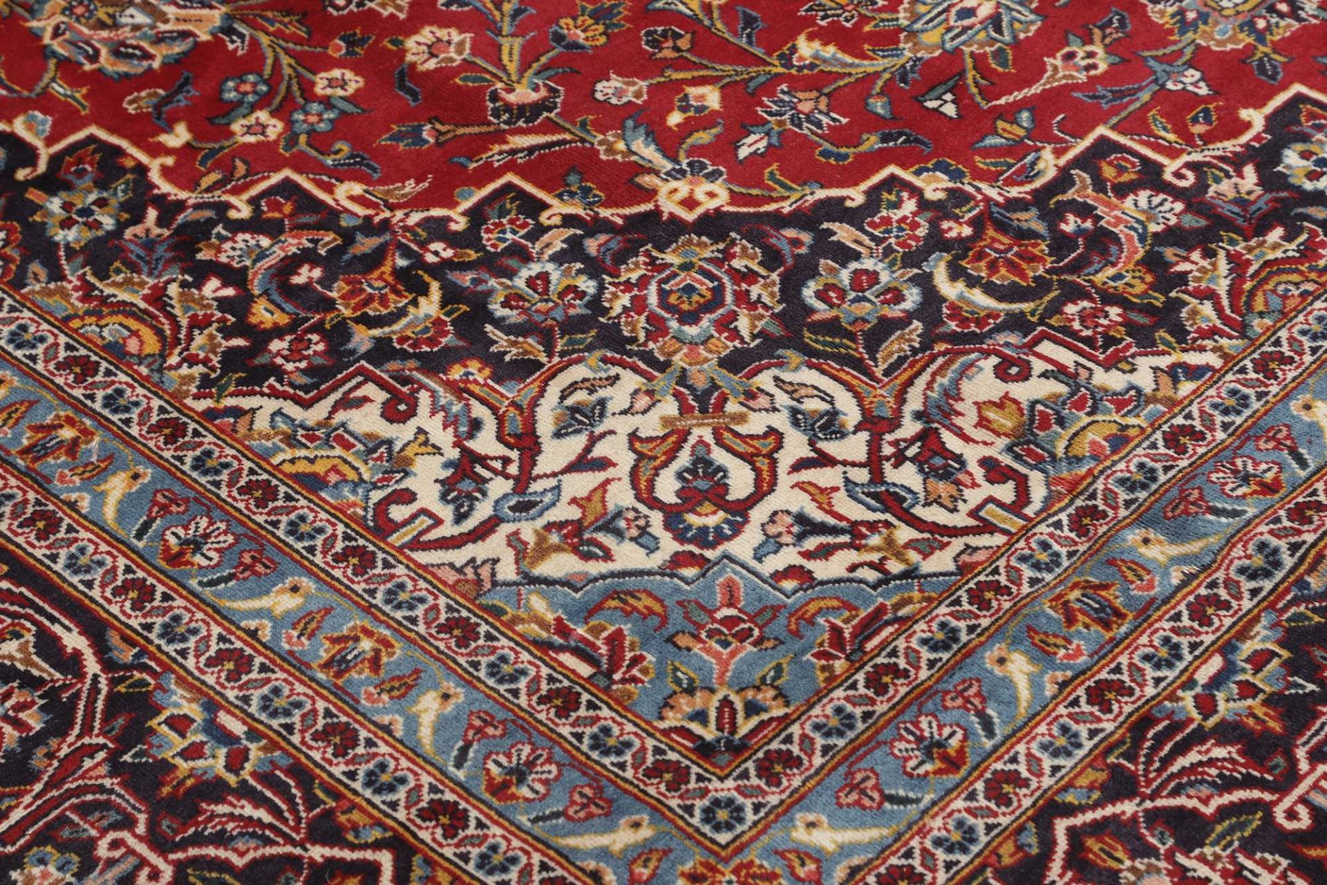 Handgeknüpfter Kashan Perserteppich 311 × 502 cm