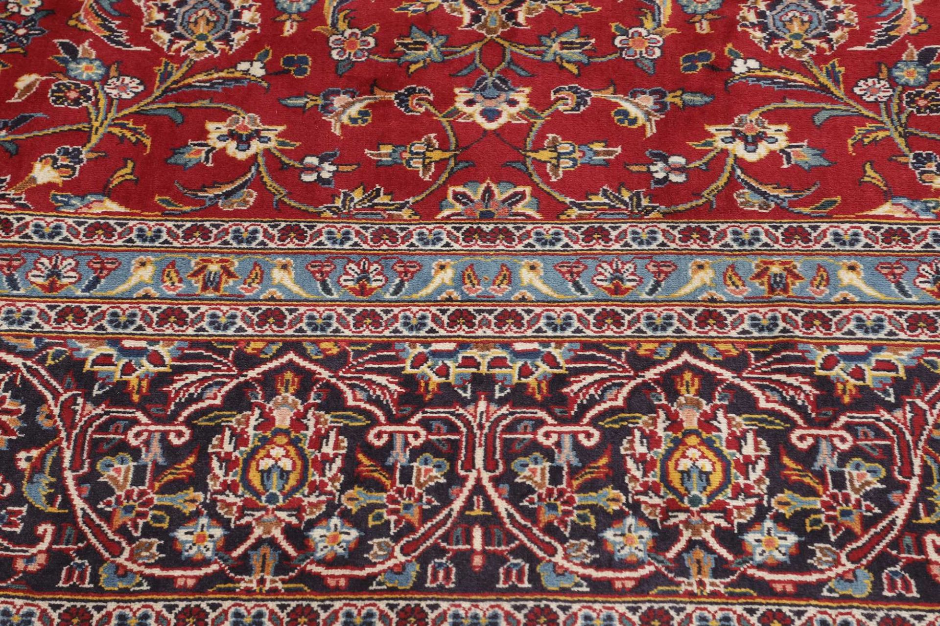 Handgeknüpfter Kashan Perserteppich 311 × 502 cm