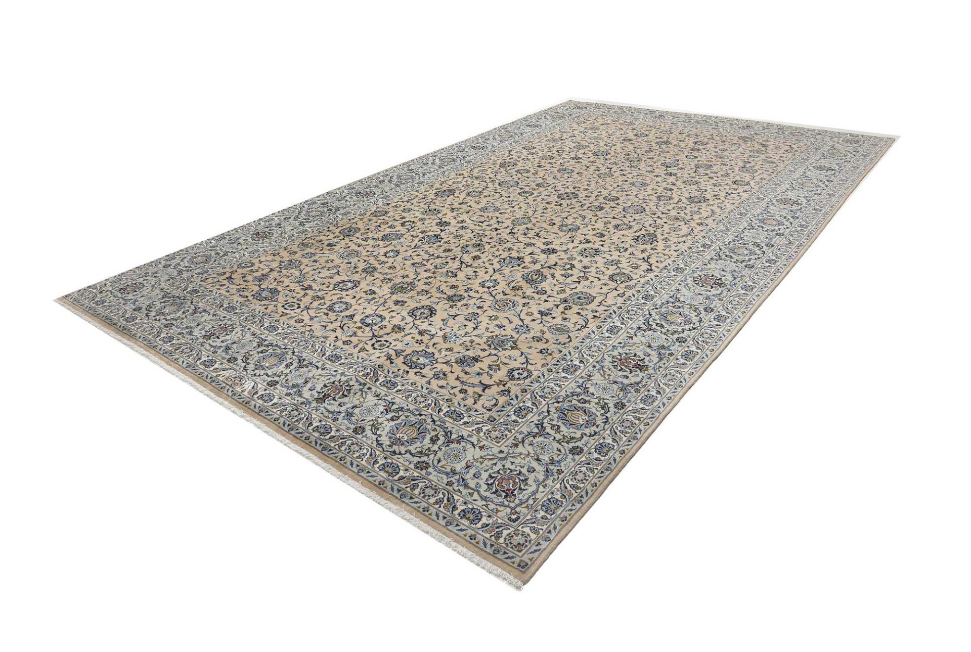 Kashan Perserteppich aus Iran, 306 × 504 cm