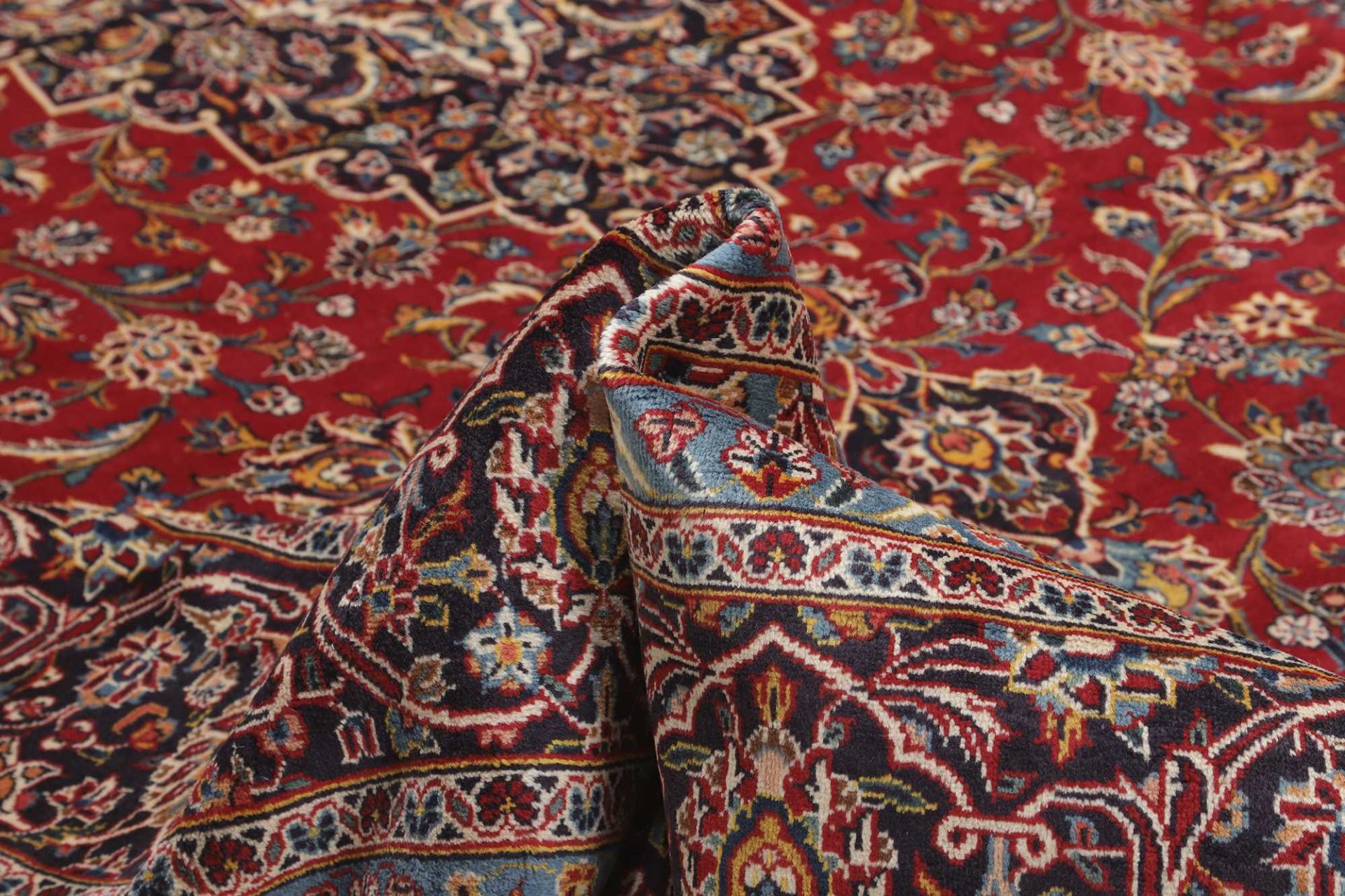 Handgeknüpfter Kashan Perserteppich 311 × 502 cm