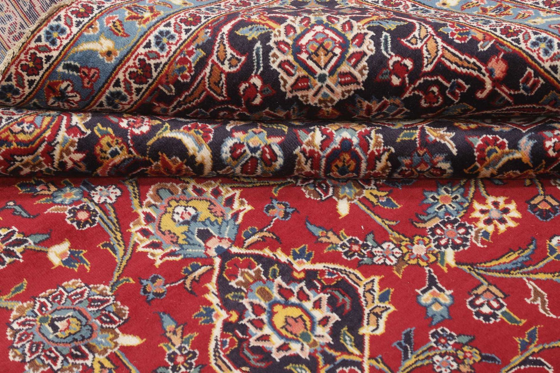 Handgeknüpfter Kashan Perserteppich 311 × 502 cm