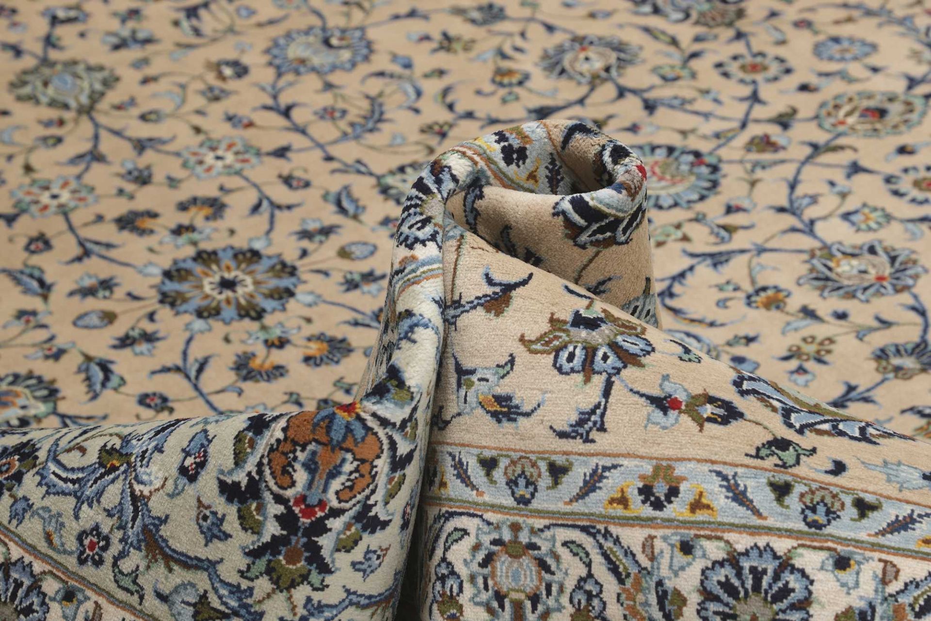 Kashan Perserteppich aus Iran, 306 × 504 cm