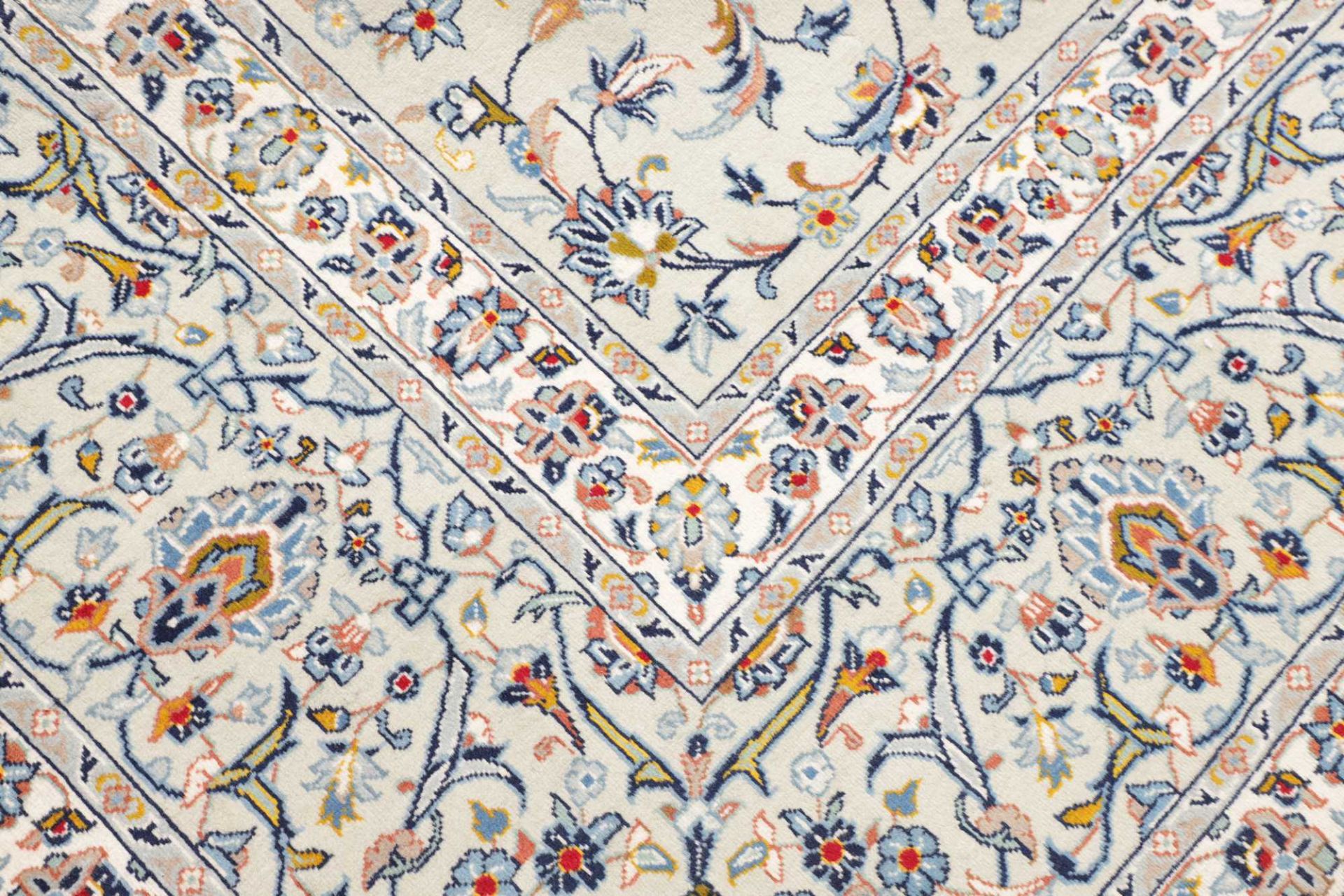 Handgeknüpfter Kashan Perserteppich, 311 × 441 cm, Wolle