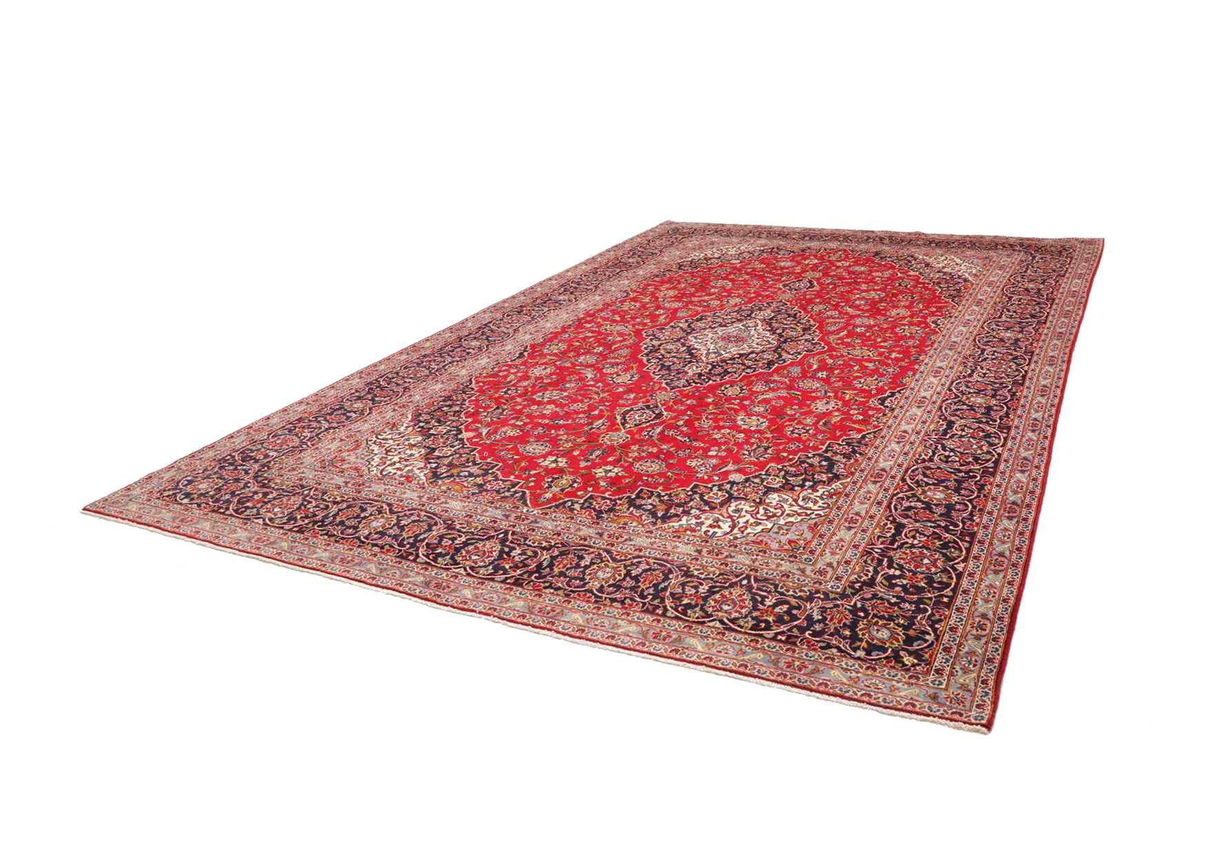 Kashan Perserteppich aus Iran, 301 × 451 cm