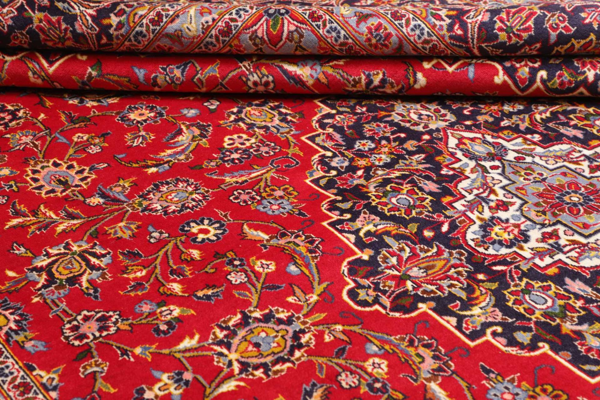 Kashan Perserteppich aus Iran, 301 × 451 cm