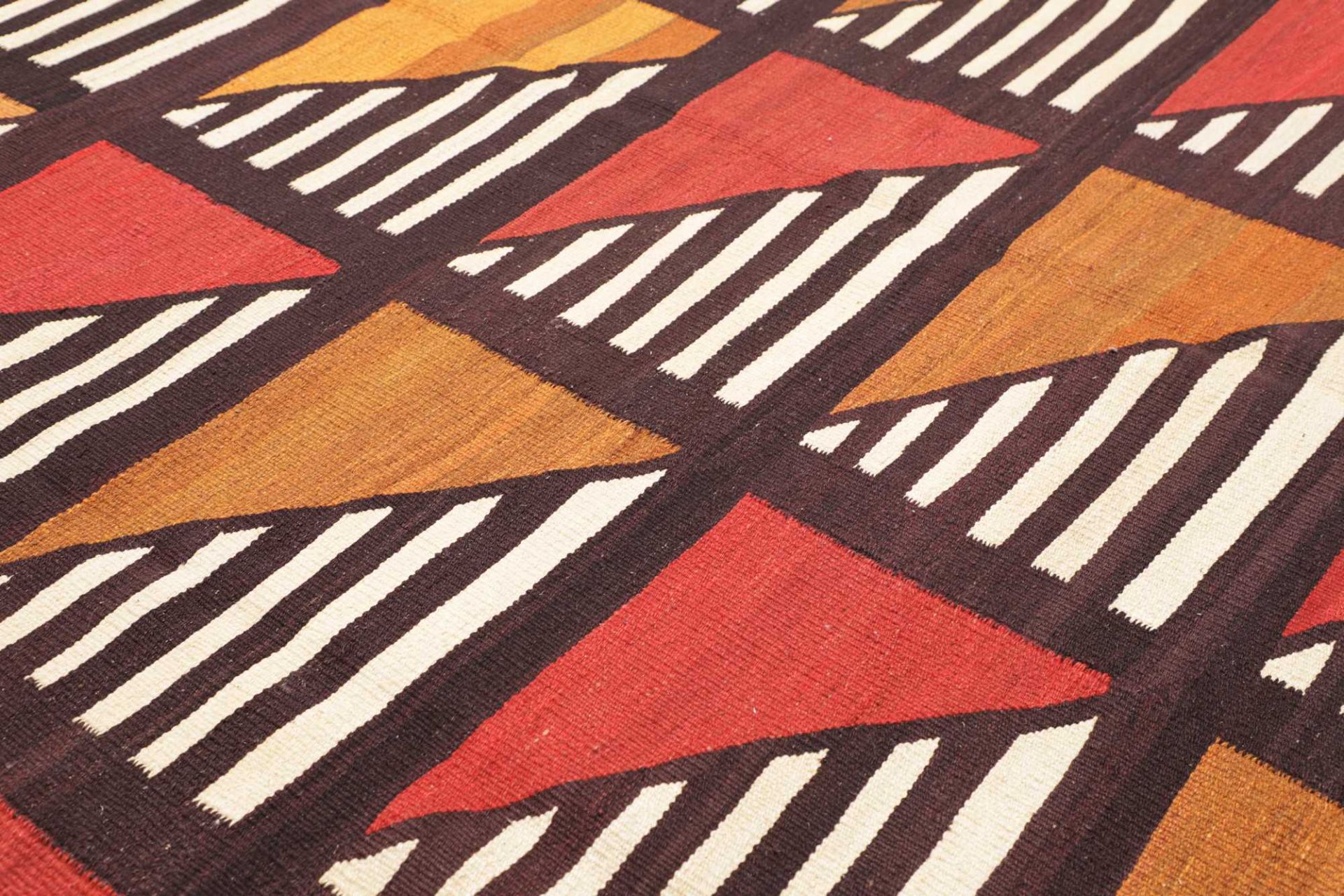 Kelim Perserteppich 302 × 445 cm aus Wolle, handgewebt