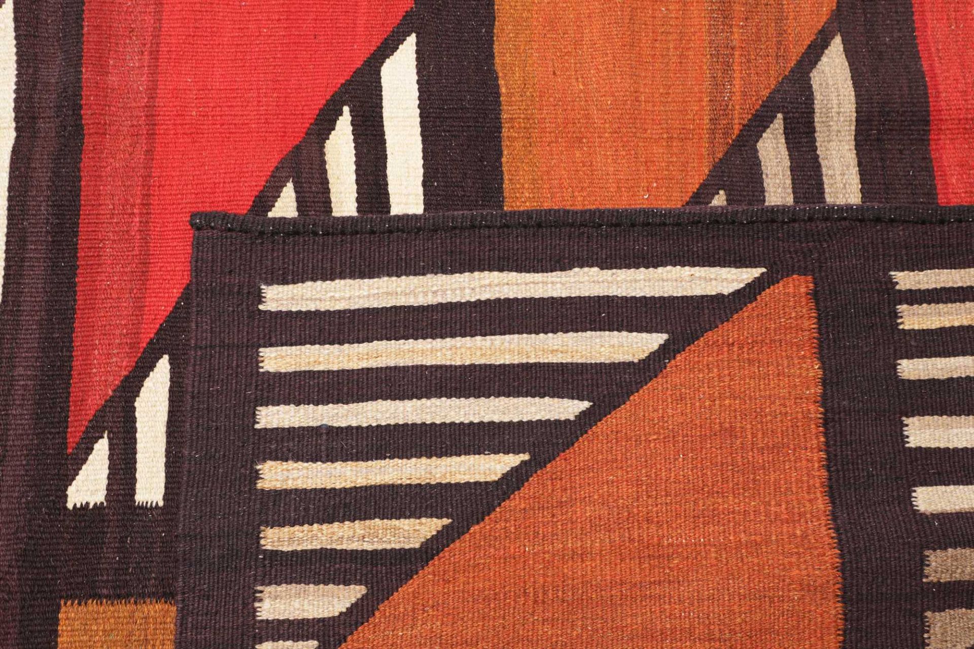 Kelim Perserteppich 302 × 445 cm aus Wolle, handgewebt