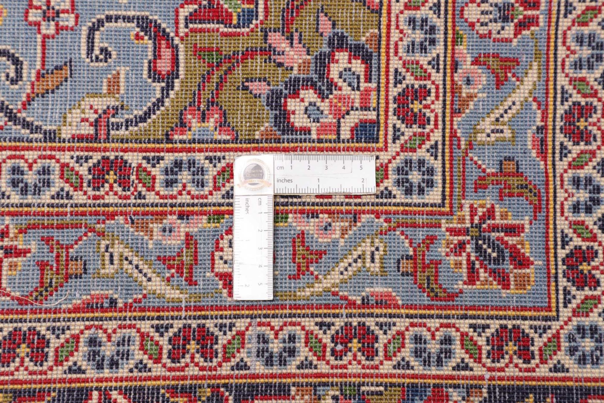 Handgeknüpfter Kashan Perserteppich, 296 × 452 cm, Wolle