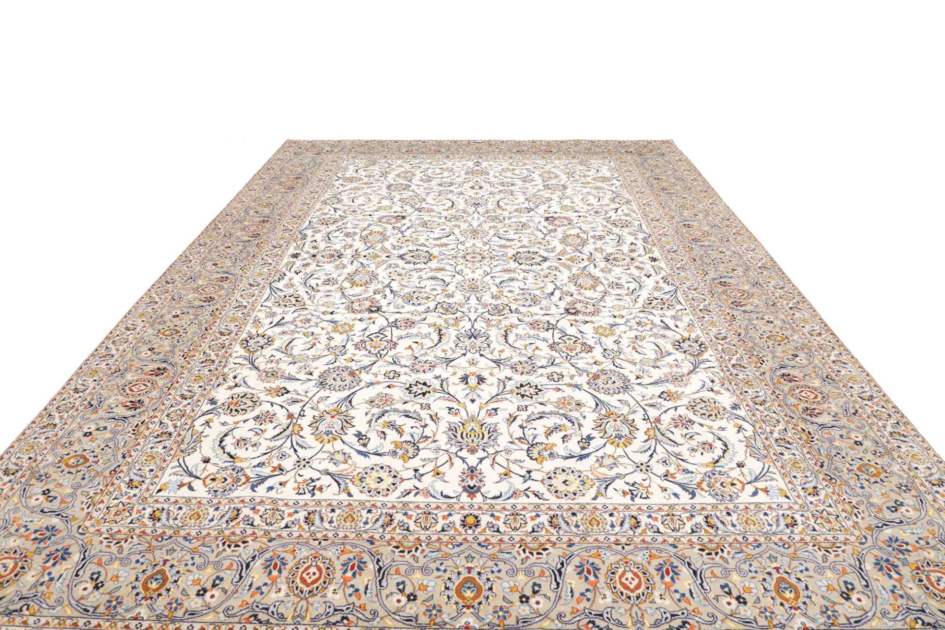Kashan Perserteppich aus Iran, 309 × 429 cm