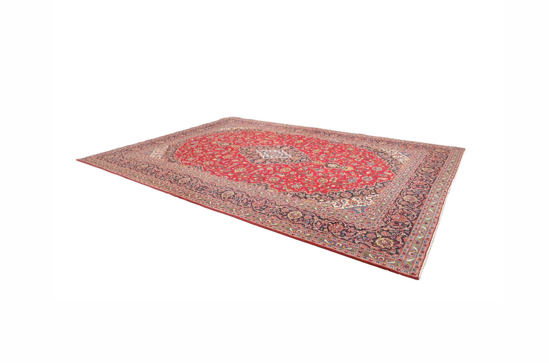 Kashan Perserteppich aus Iran, 311 × 424 cm
