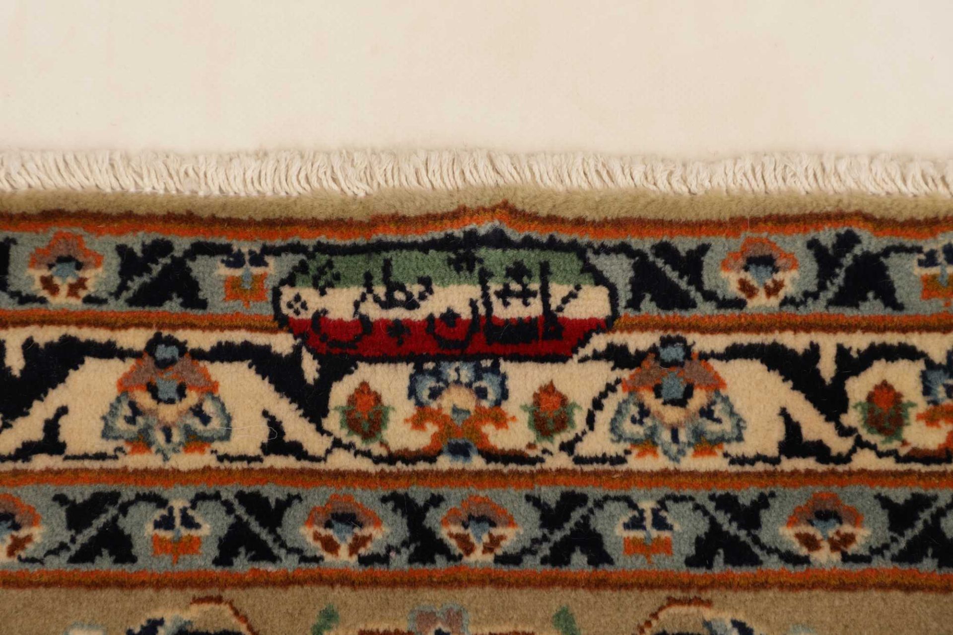 Handgeknüpfter Kashan Perserteppich, 311 × 424 cm, Wolle