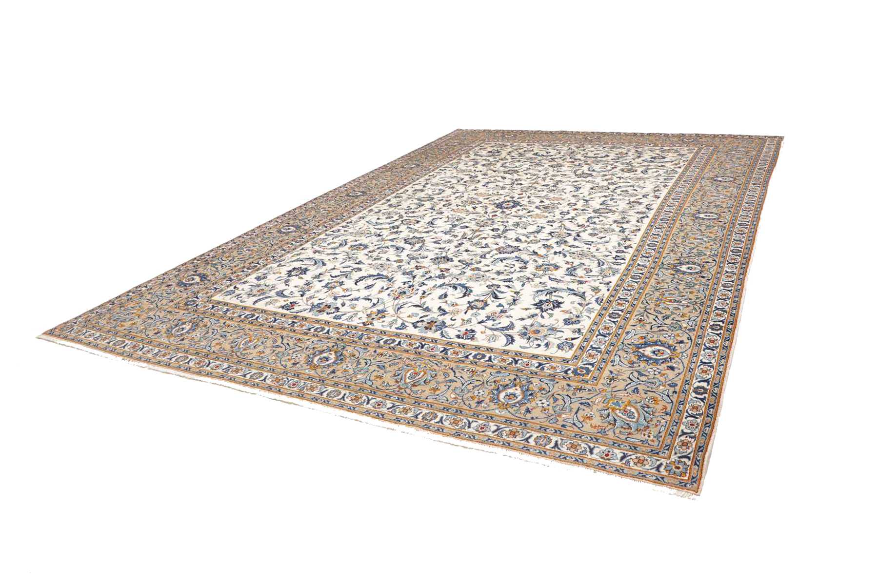 Kashan Perserteppich aus Iran, 307 × 429 cm