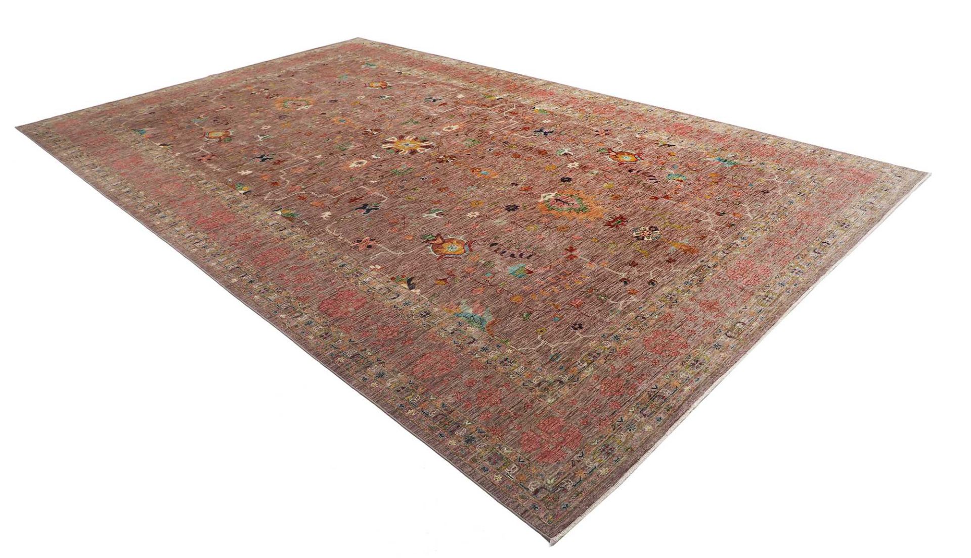 Ziegler Orientteppich 287 × 462 cm aus Wolle, handgeknüpft