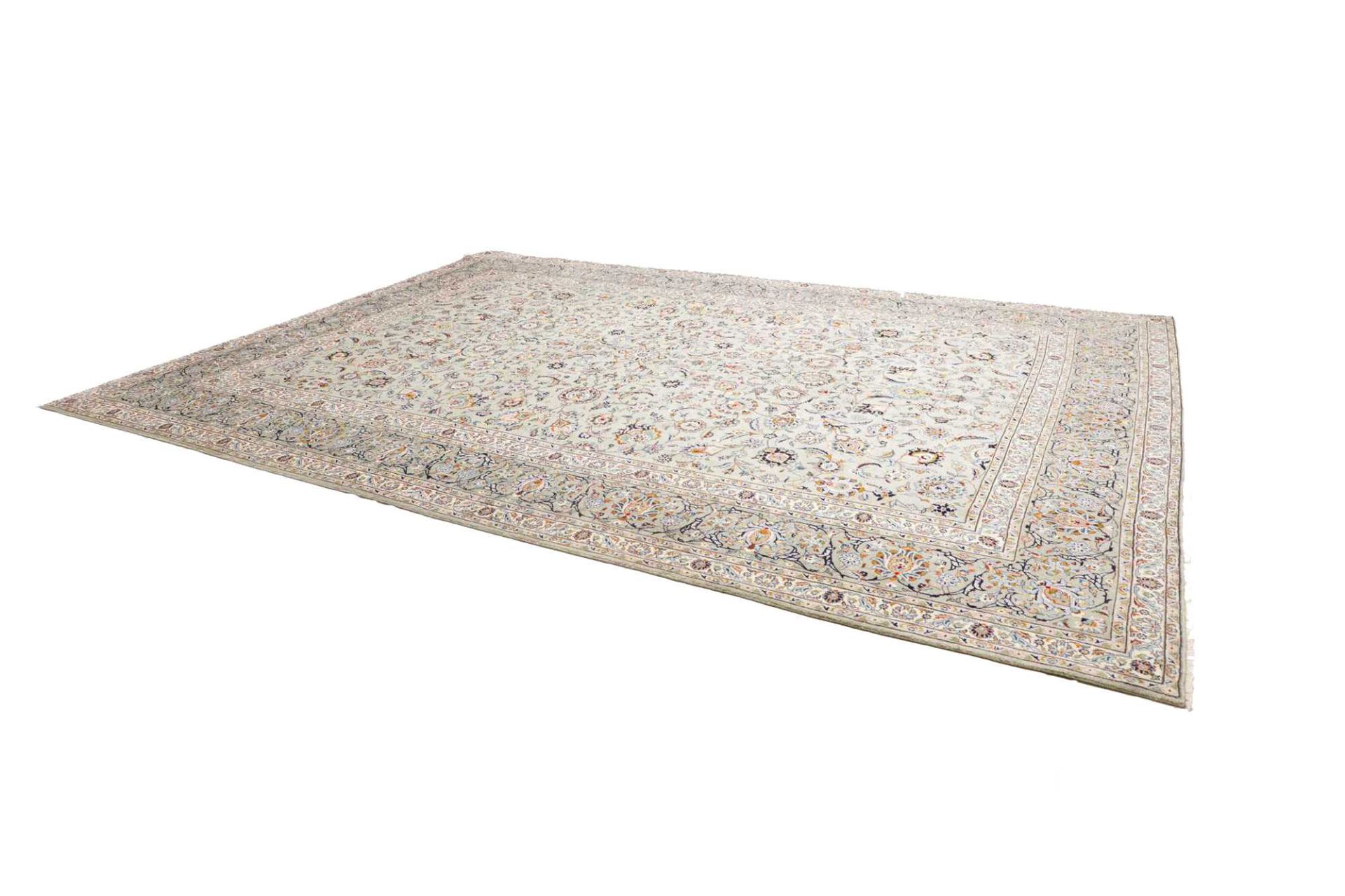 Kashan Perserteppich aus Iran, 306 × 424 cm