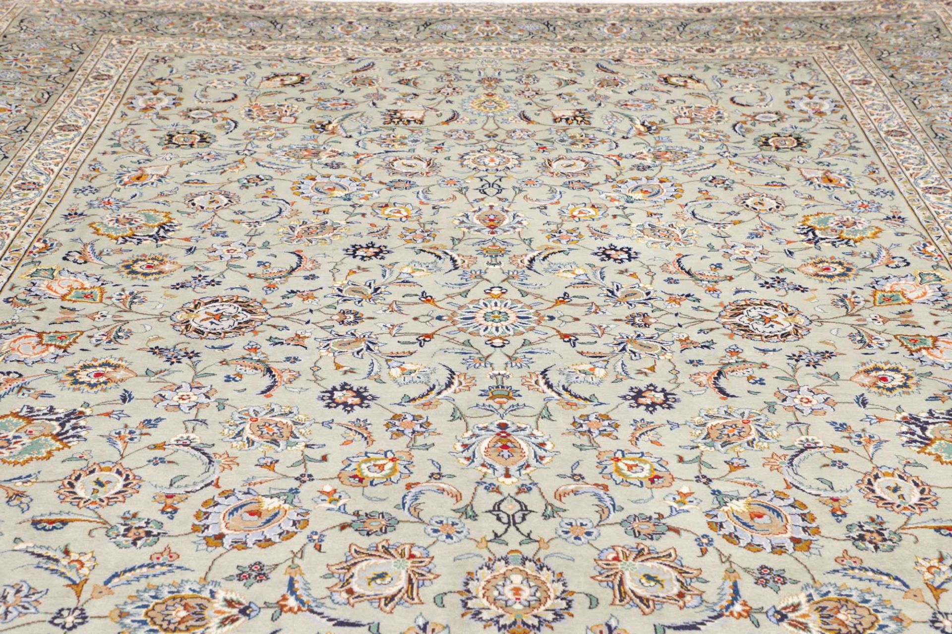 Kashan Perserteppich aus Iran, 306 × 424 cm