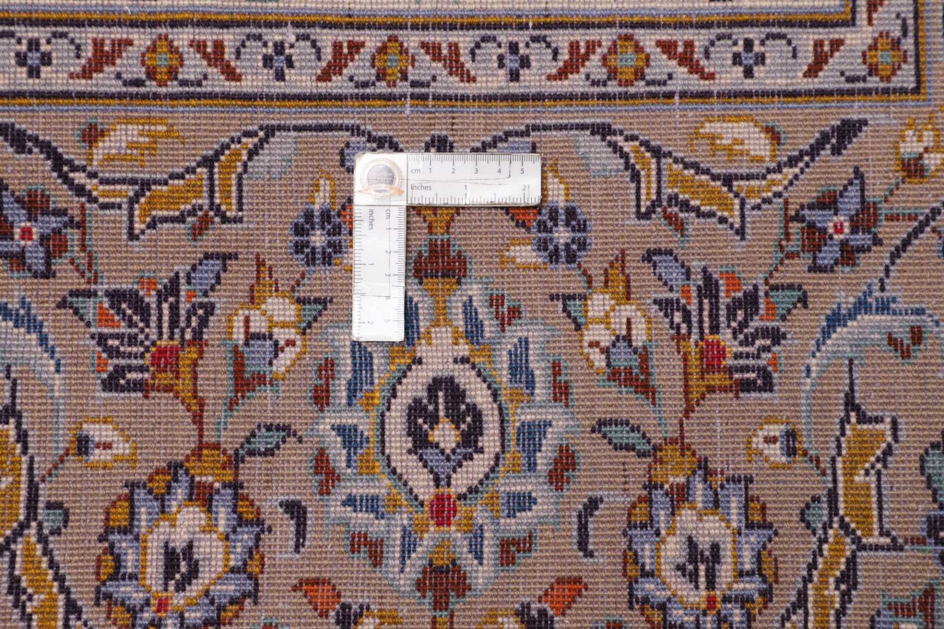 Handgeknüpfter Kashan Perserteppich 297 × 425 cm