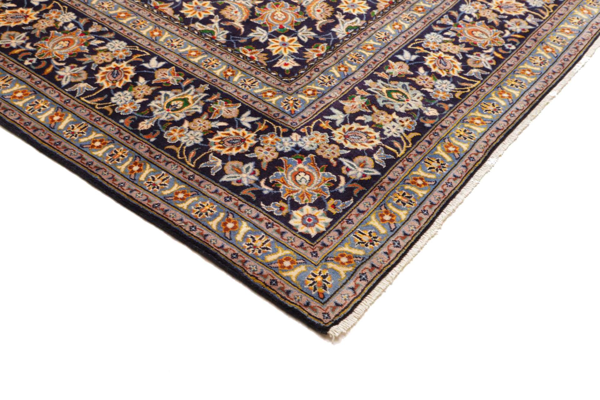 Handgeknüpfter Kashan Perserteppich 306 × 411 cm