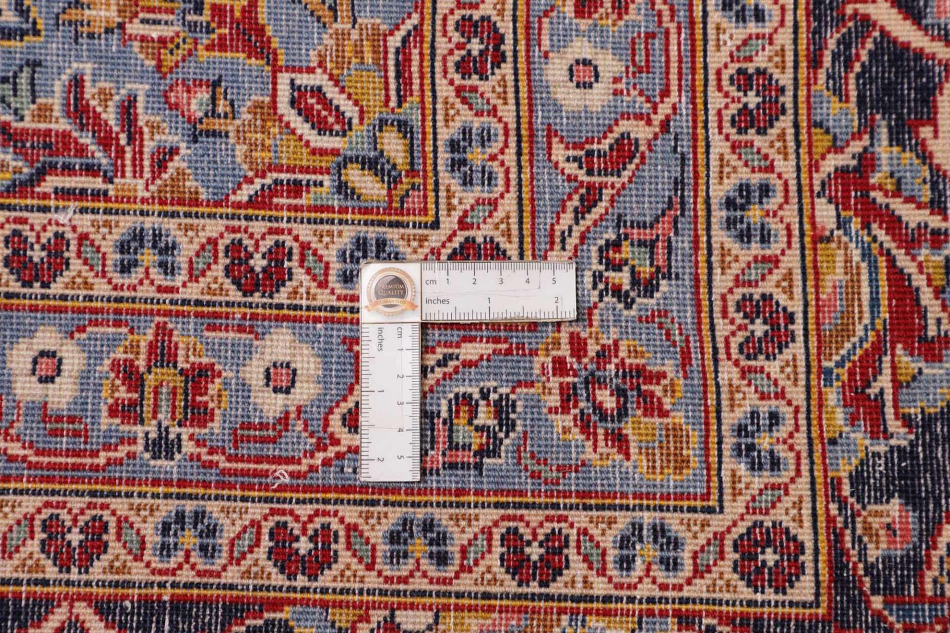 Handgeknüpfter Kashan Perserteppich, 303 × 414 cm, Wolle