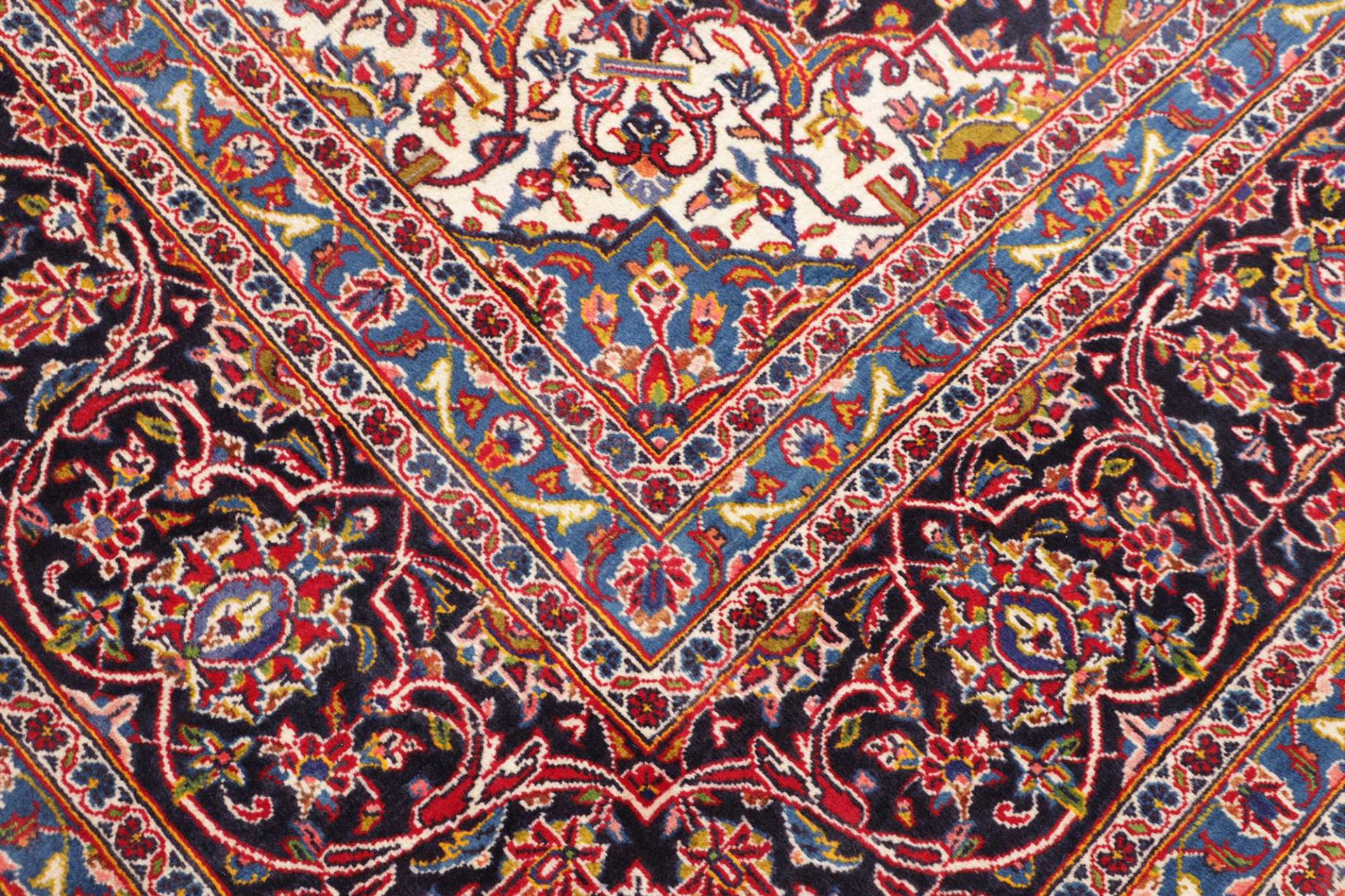 Kashan Perserteppich 291 × 431 cm aus Wolle, handgeknüpft
