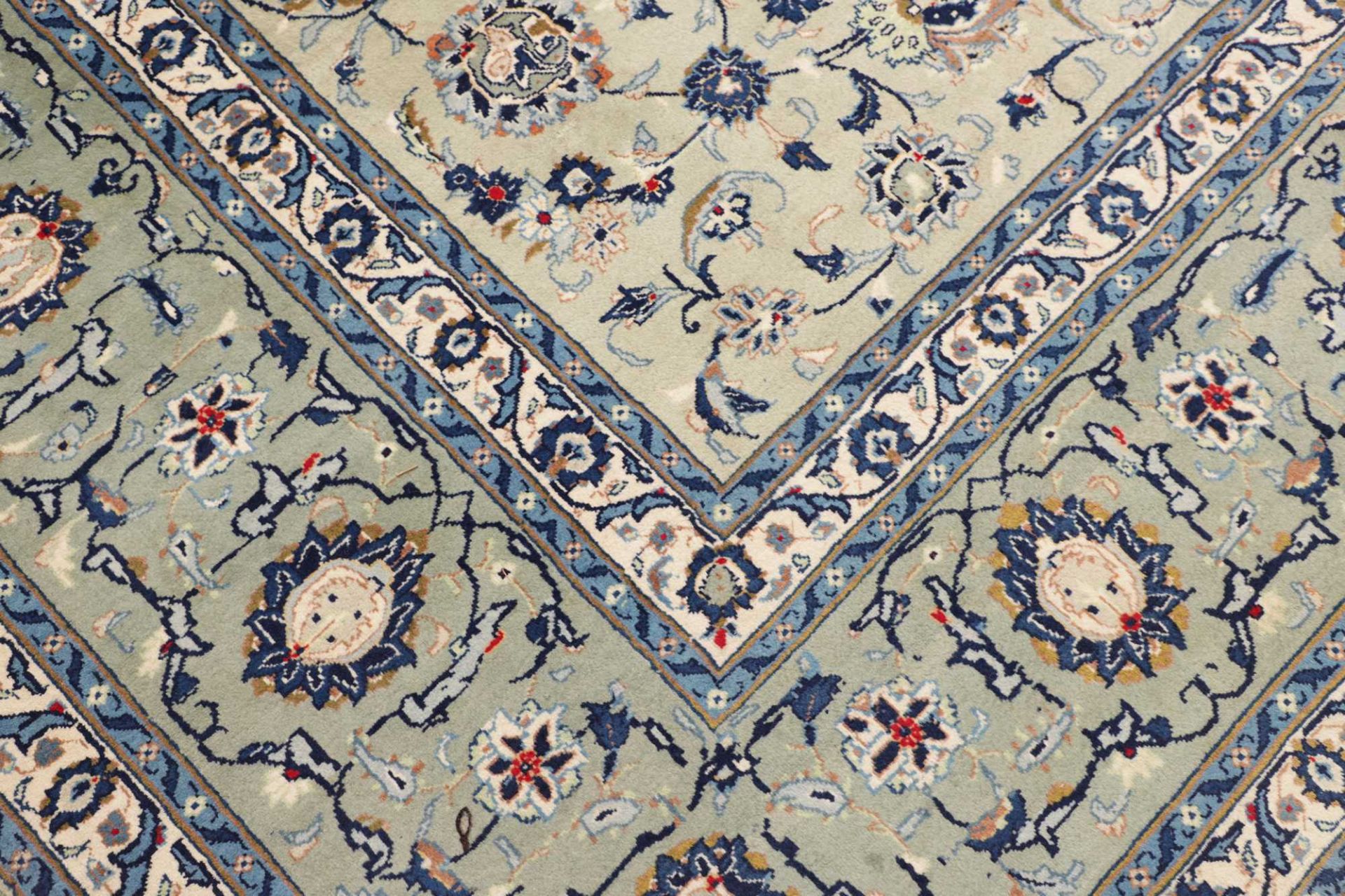 Kashan Perserteppich 306 × 409 cm aus Wolle, handgeknüpft