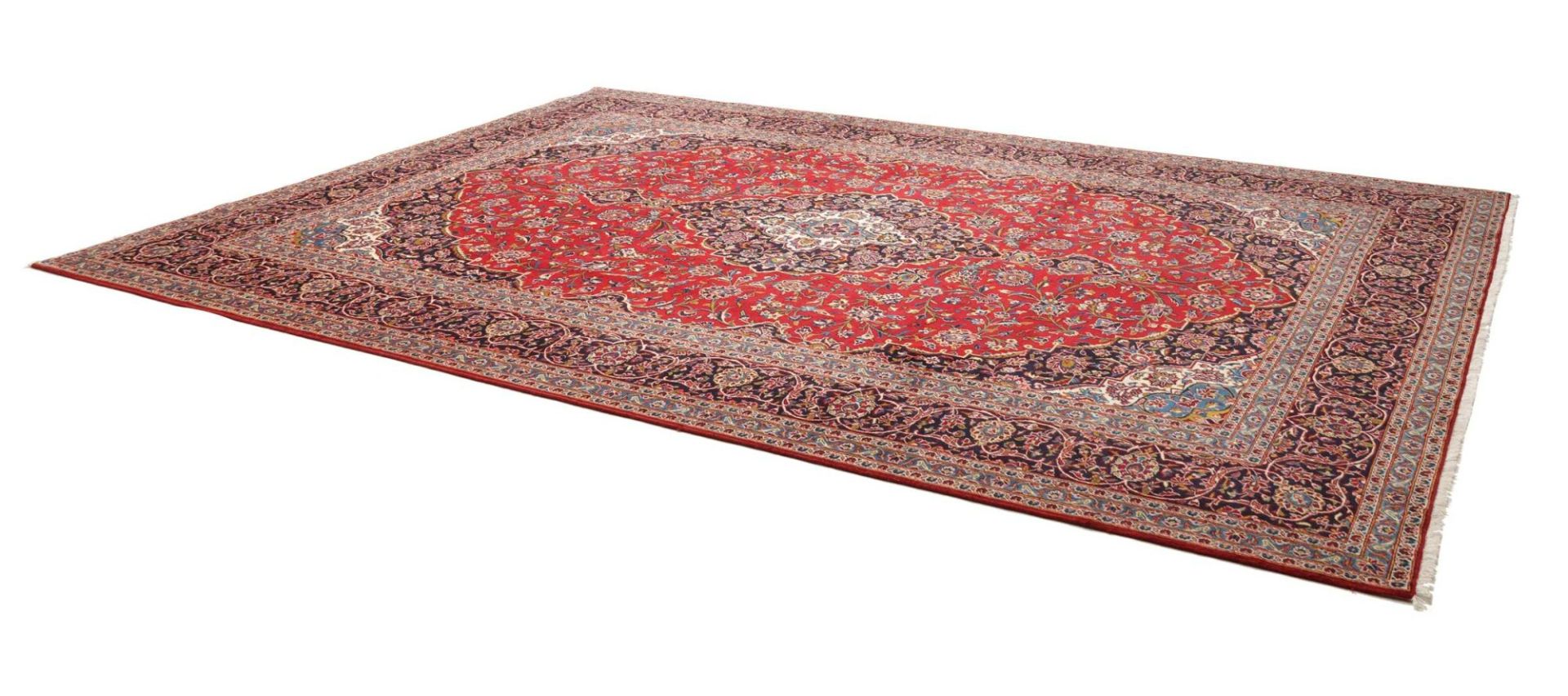 Handgeknüpfter Kashan Perserteppich 305 × 411 cm