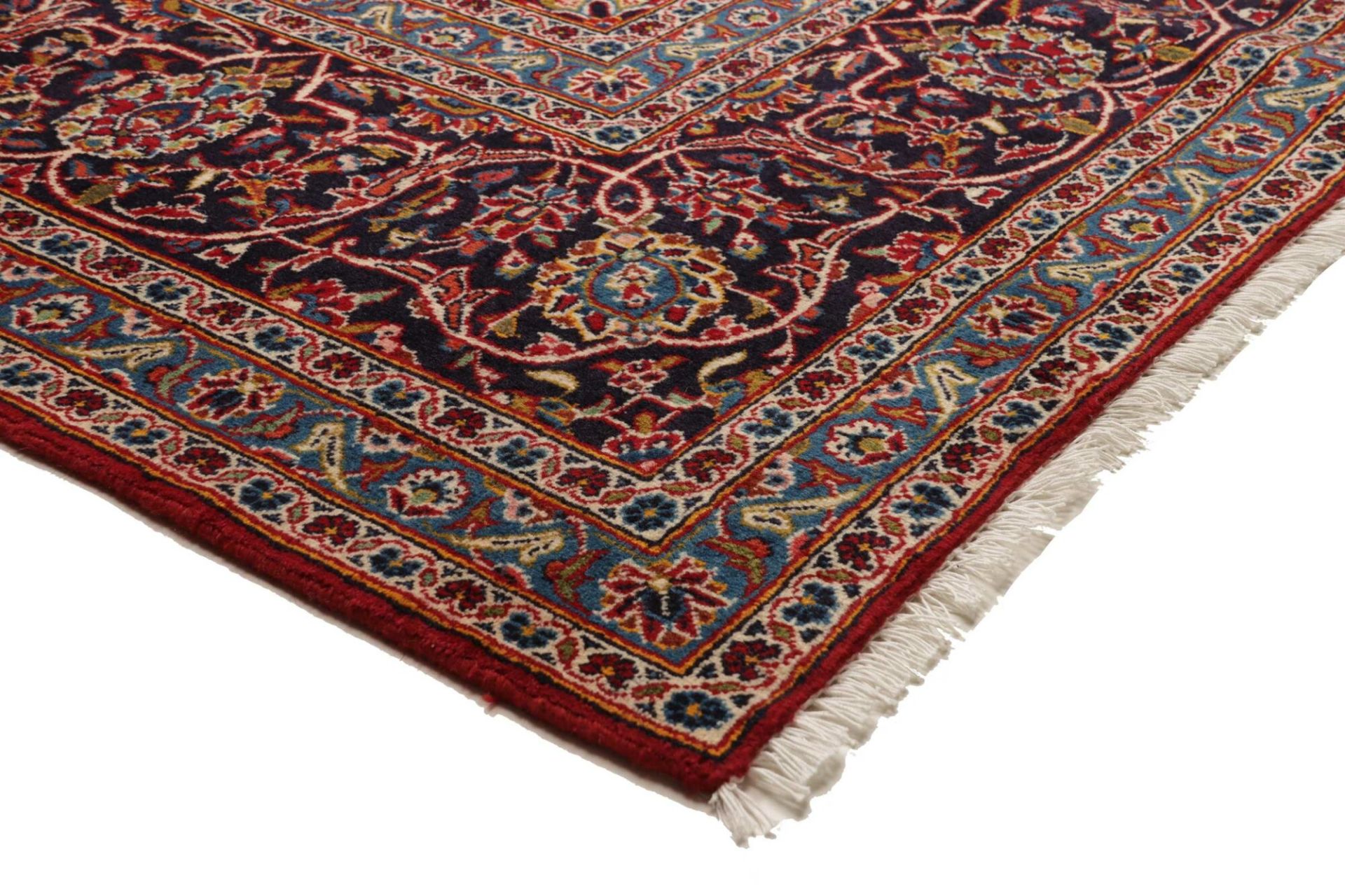 Handgeknüpfter Kashan Perserteppich 305 × 411 cm