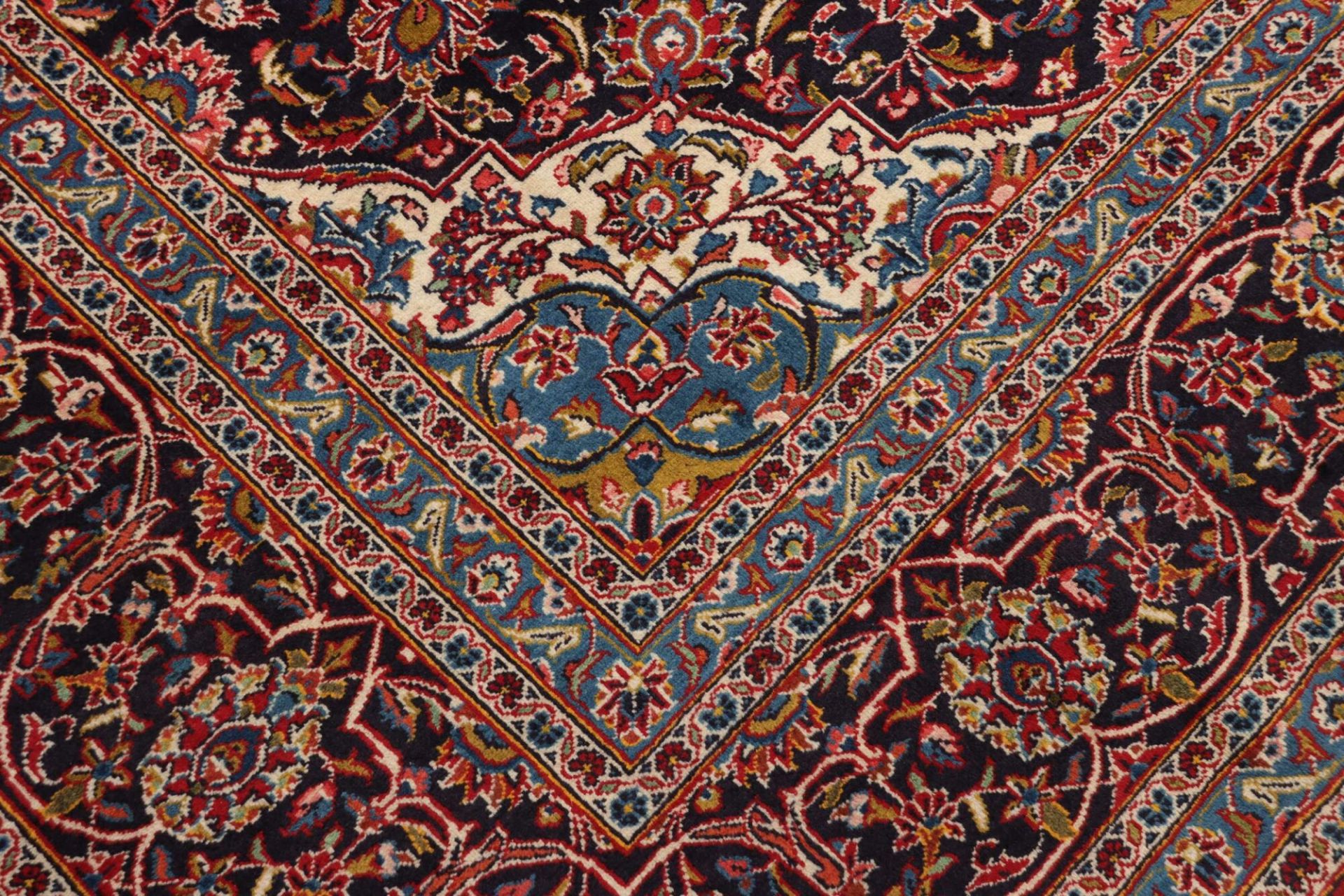 Handgeknüpfter Kashan Perserteppich 305 × 411 cm