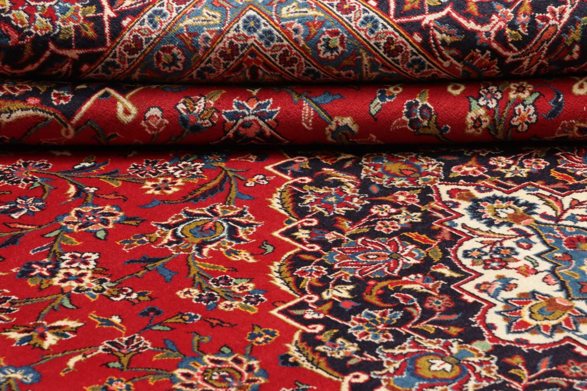 Handgeknüpfter Kashan Perserteppich 305 × 411 cm