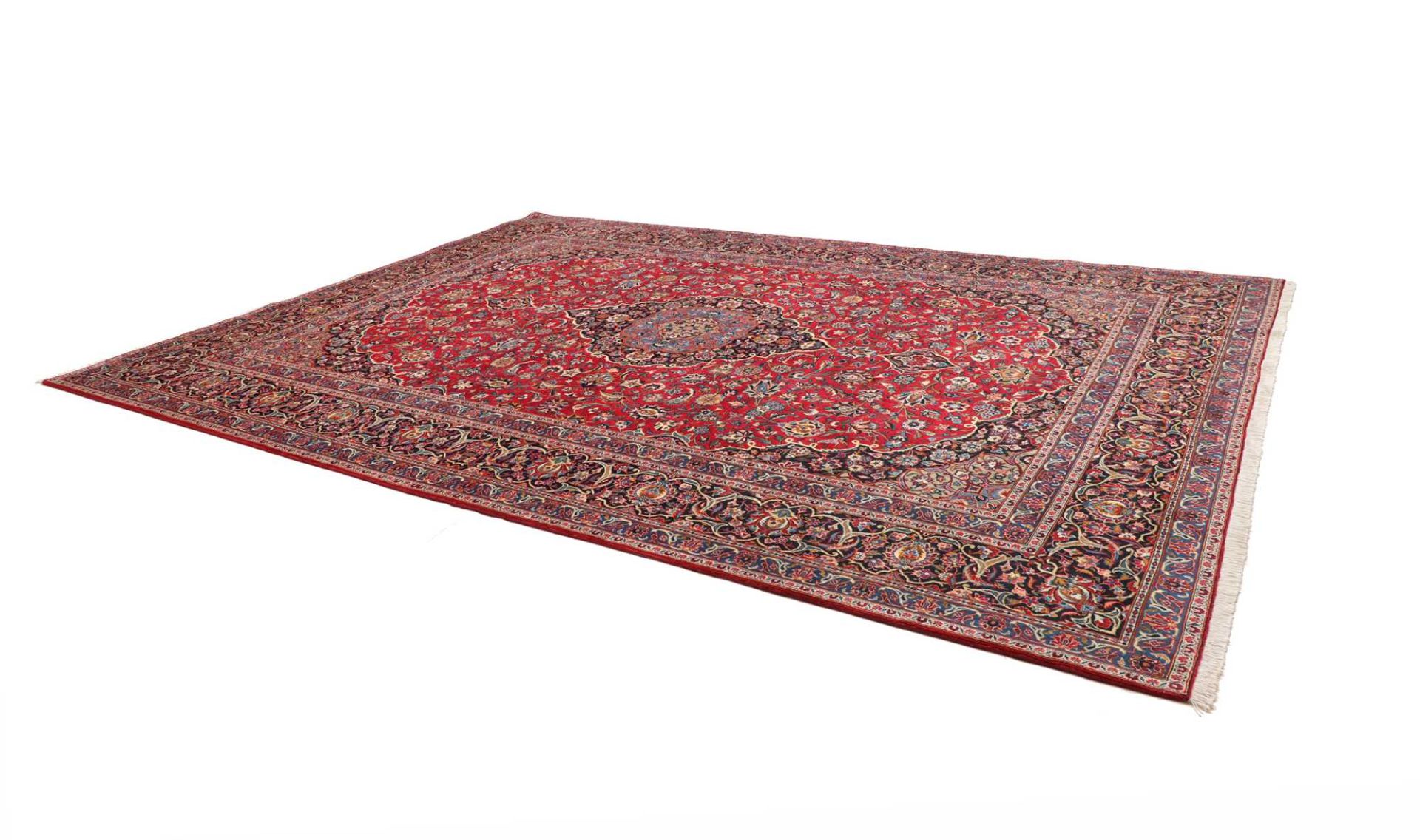 Kashan Perserteppich aus Iran, 301 × 415 cm
