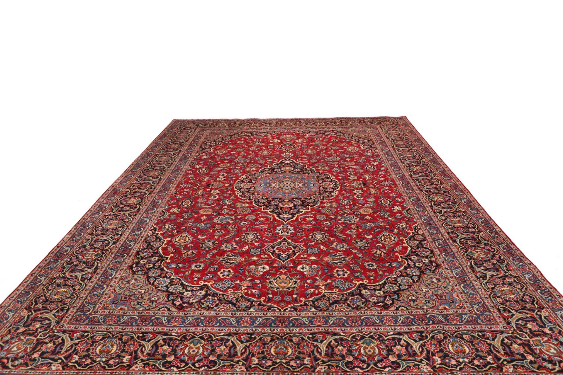 Kashan Perserteppich aus Iran, 301 × 415 cm