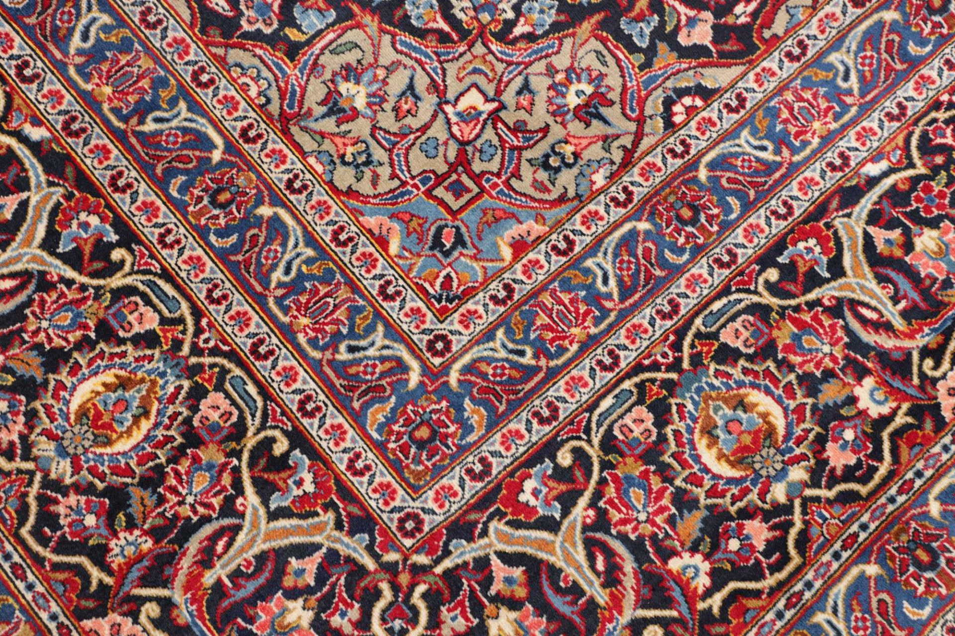Kashan Perserteppich aus Iran, 301 × 415 cm