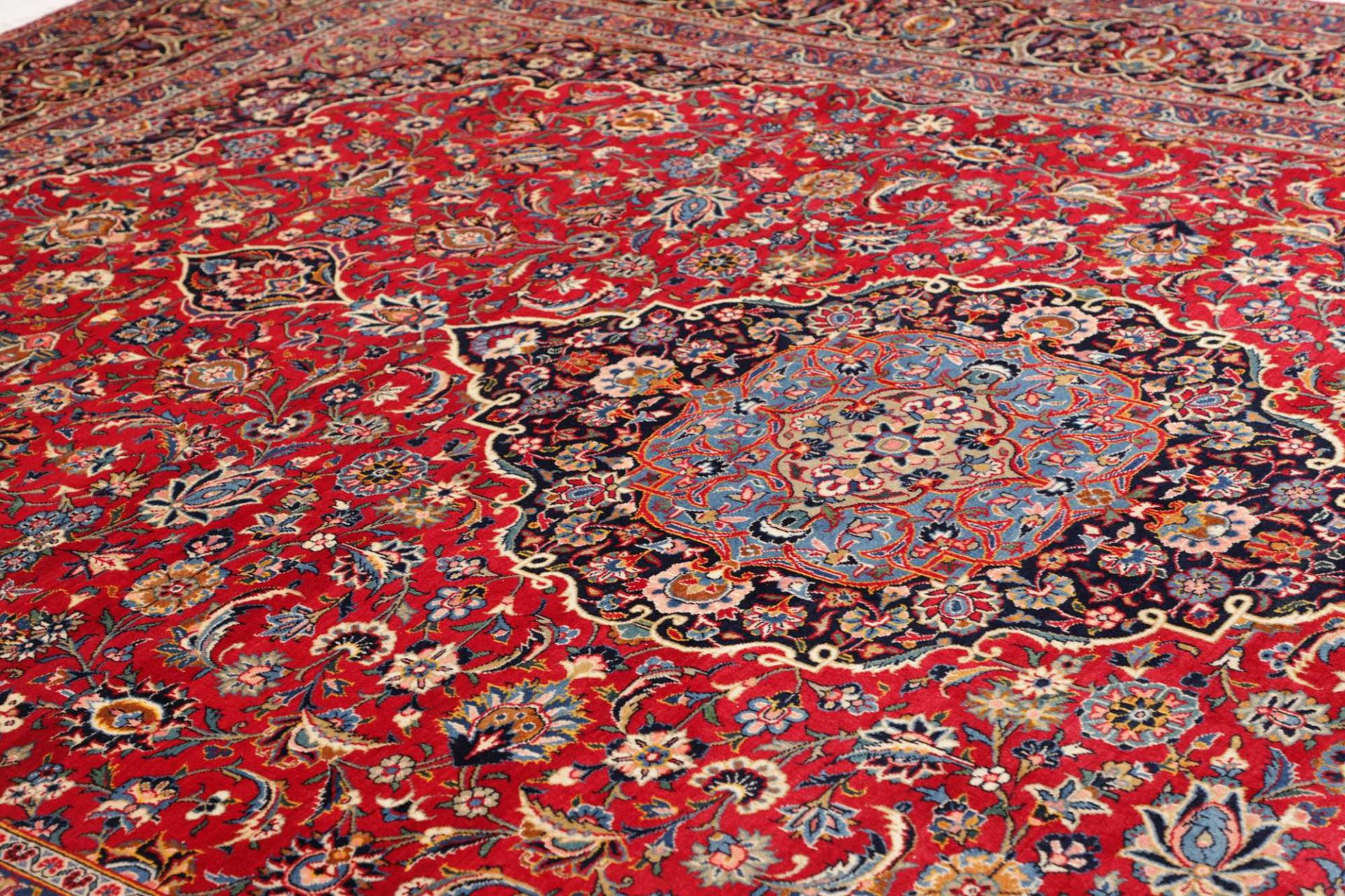 Kashan Perserteppich aus Iran, 301 × 415 cm