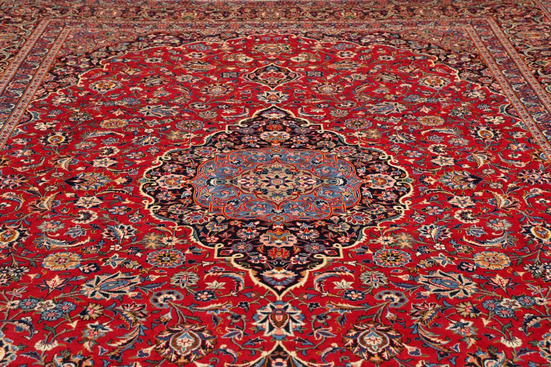 Kashan Perserteppich aus Iran, 301 × 415 cm