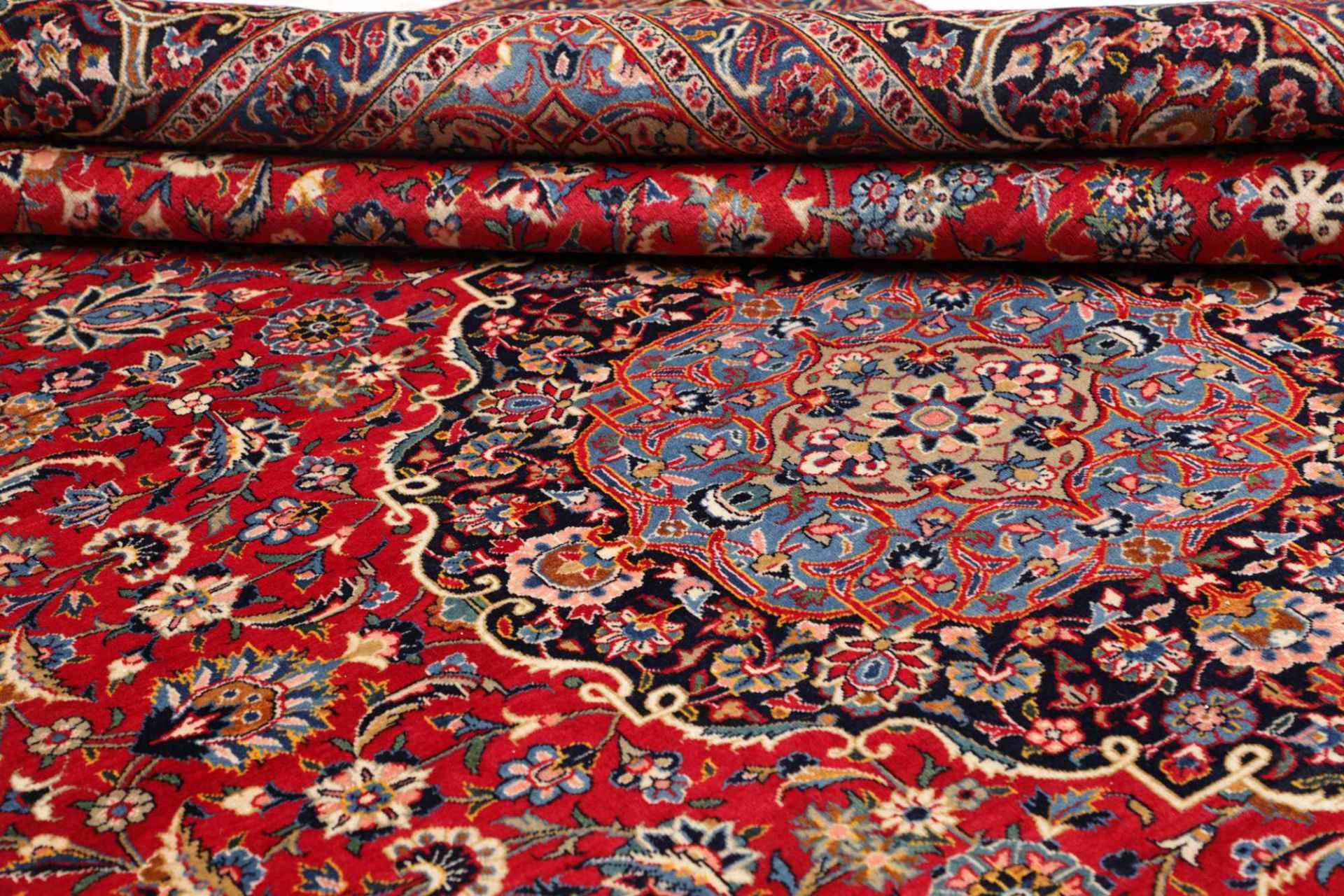 Kashan Perserteppich aus Iran, 301 × 415 cm