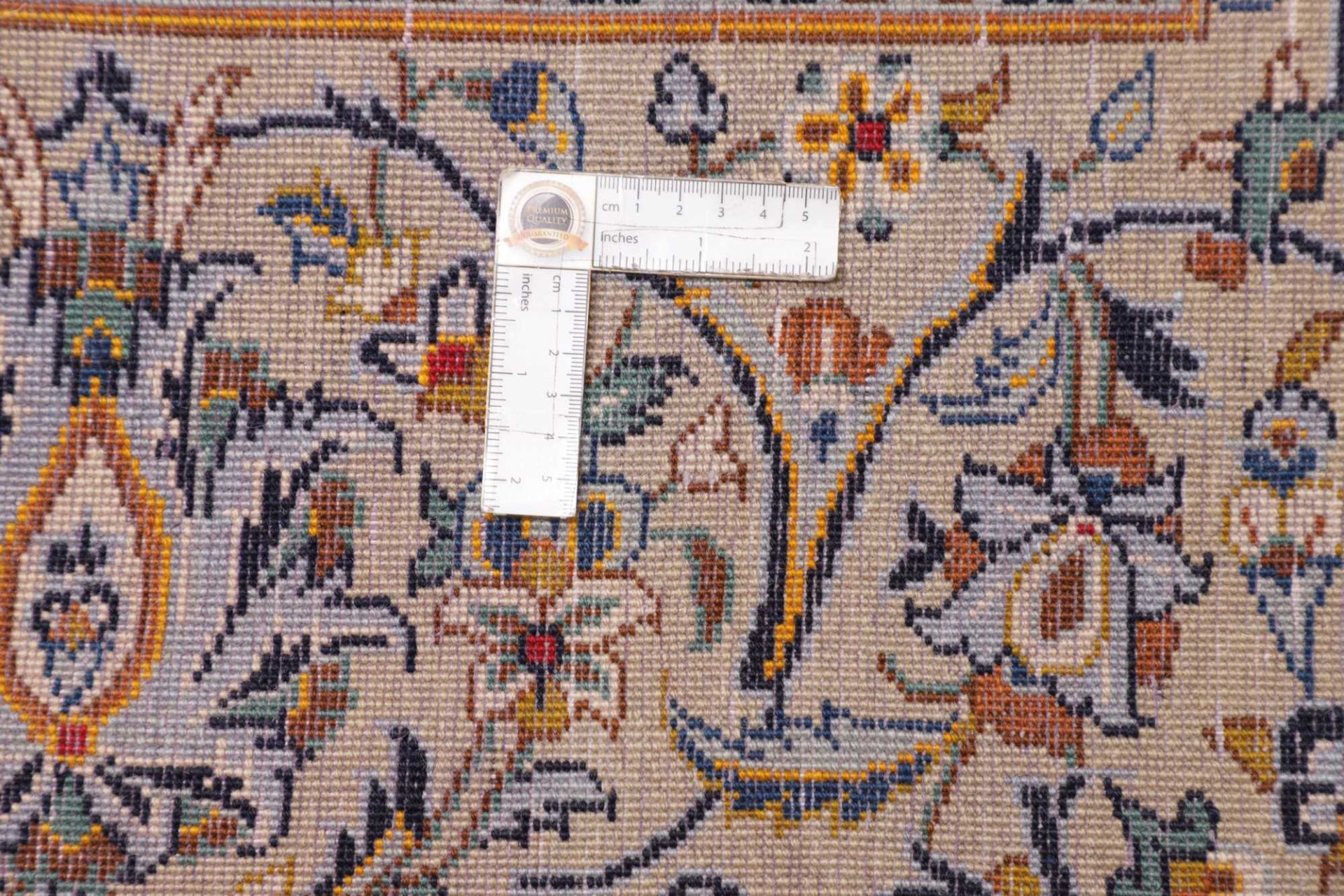 Kashan Perserteppich 306 × 406 cm aus Wolle, handgeknüpft