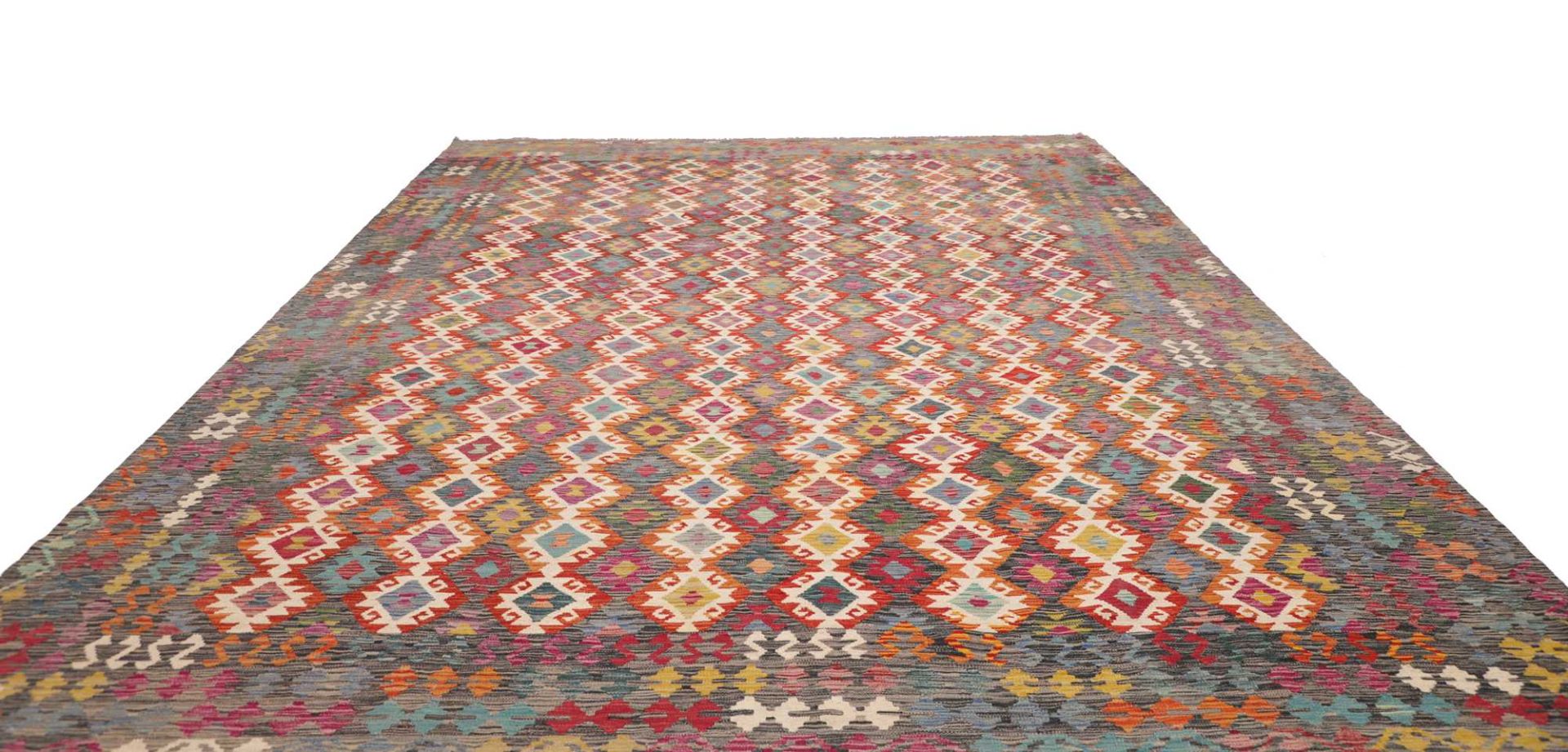 Kelim 304 × 407 cm aus Wolle, handgewebt