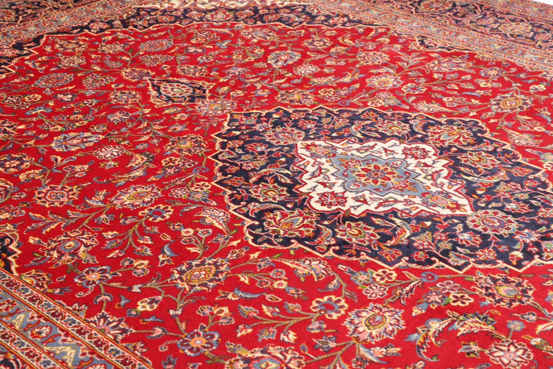 Kashan Perserteppich 299 × 412 cm aus Wolle, handgeknüpft