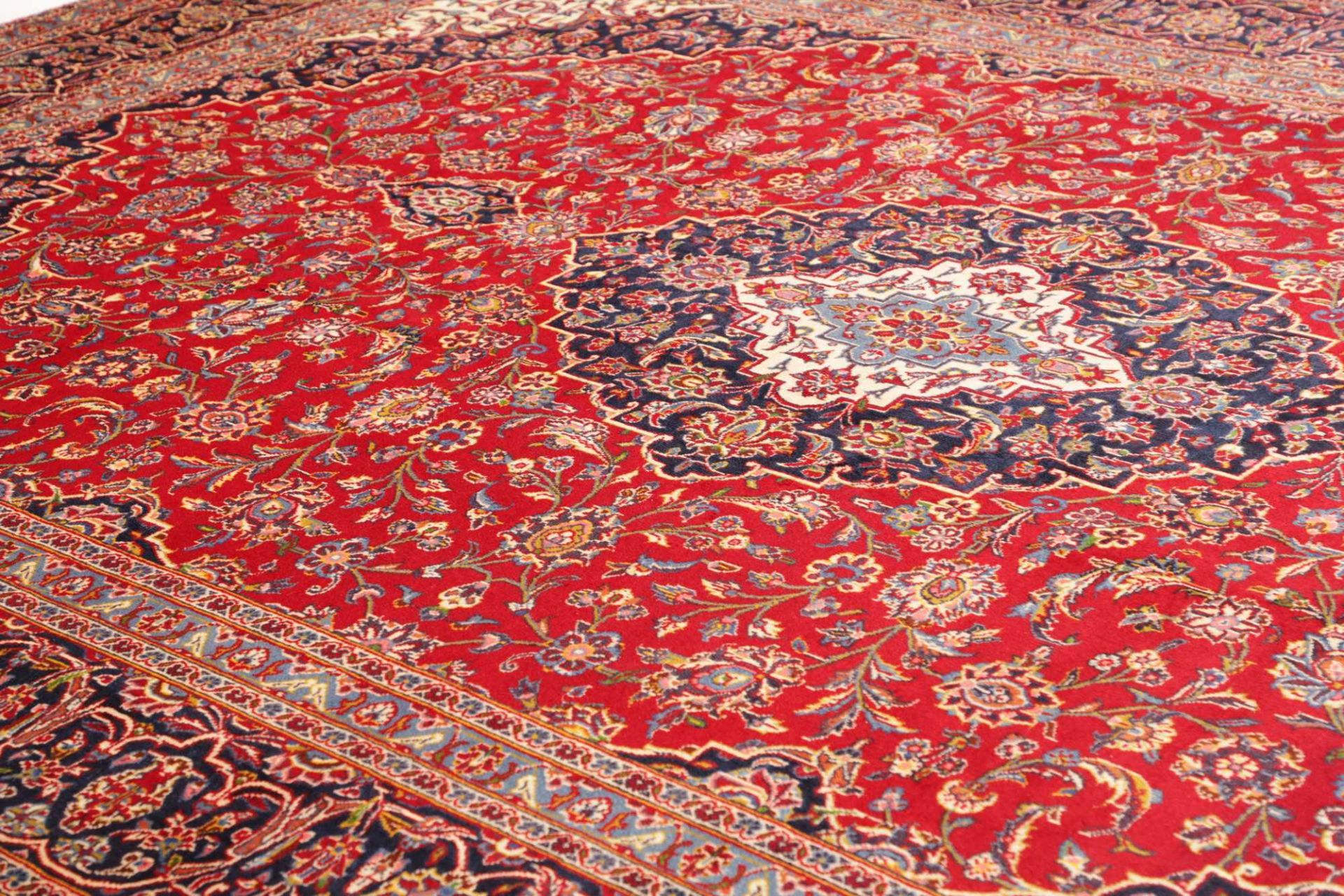 Kashan Perserteppich 299 × 412 cm aus Wolle, handgeknüpft