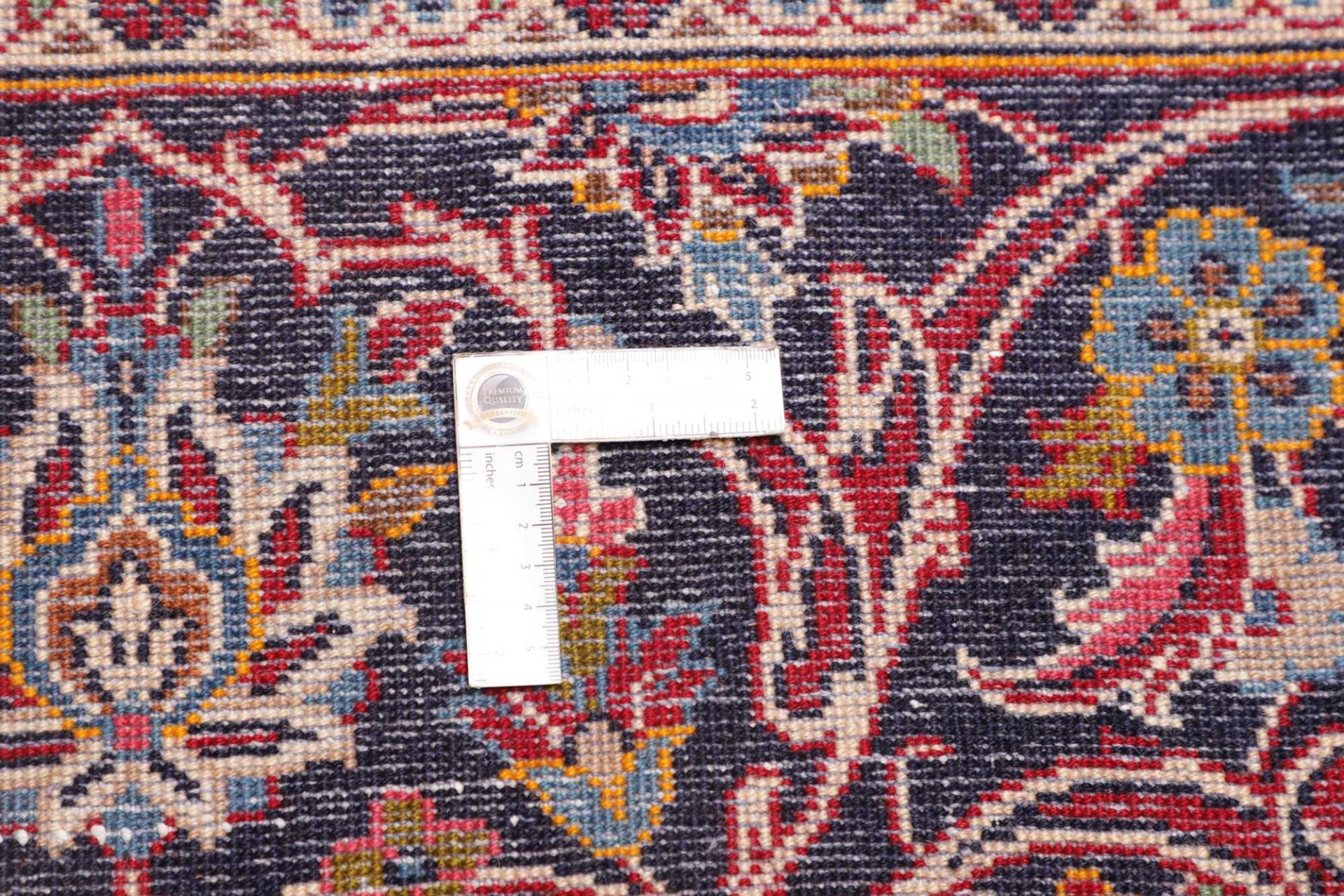 Handgeknüpfter Kashan Perserteppich 301 × 409 cm