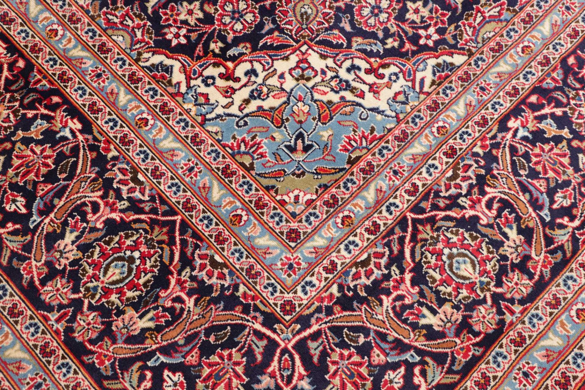 Handgeknüpfter Kashan Perserteppich 301 × 409 cm