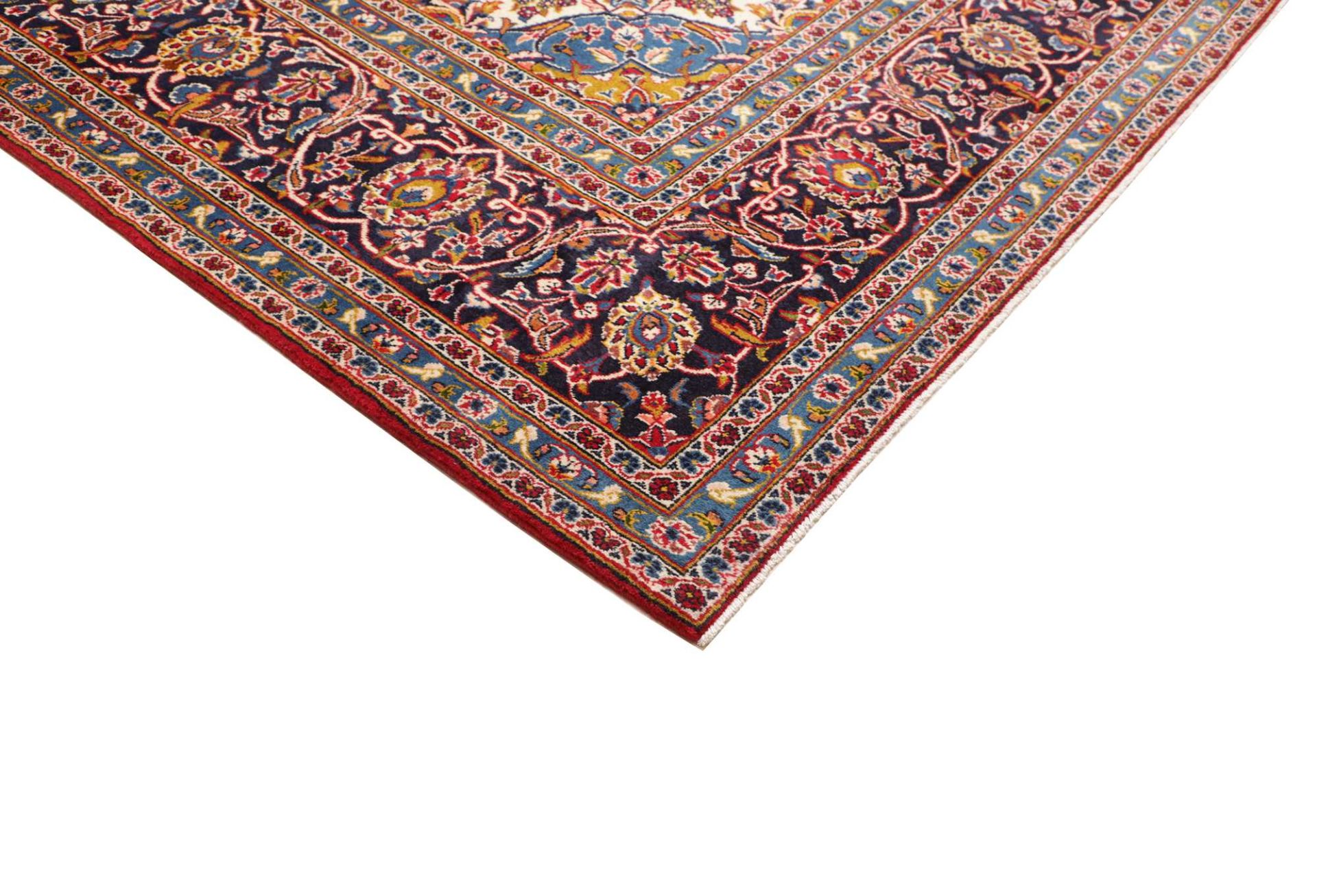 Kashan Perserteppich aus Iran, 304 × 404 cm