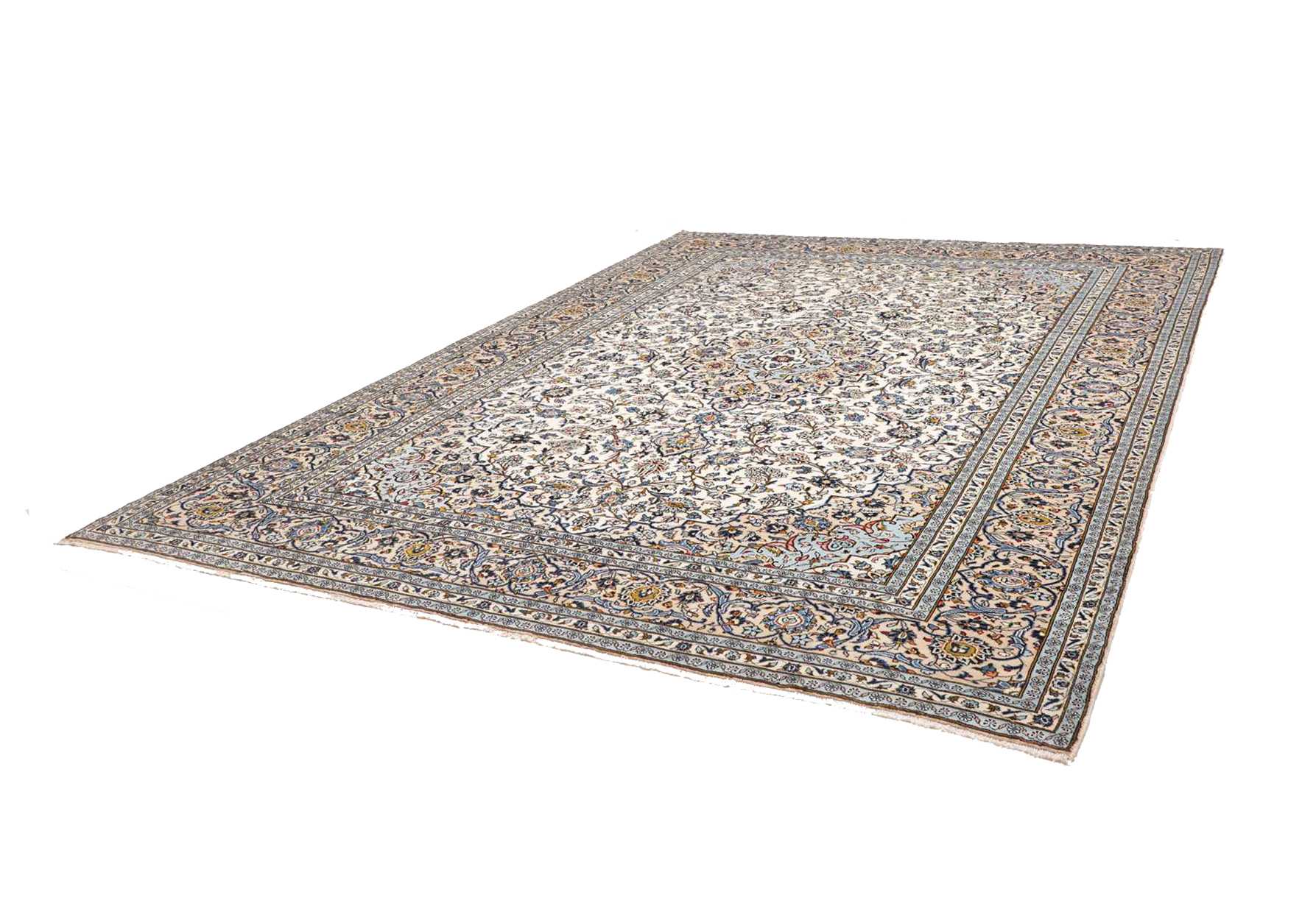 Kashan Perserteppich aus Iran, 303 × 406 cm