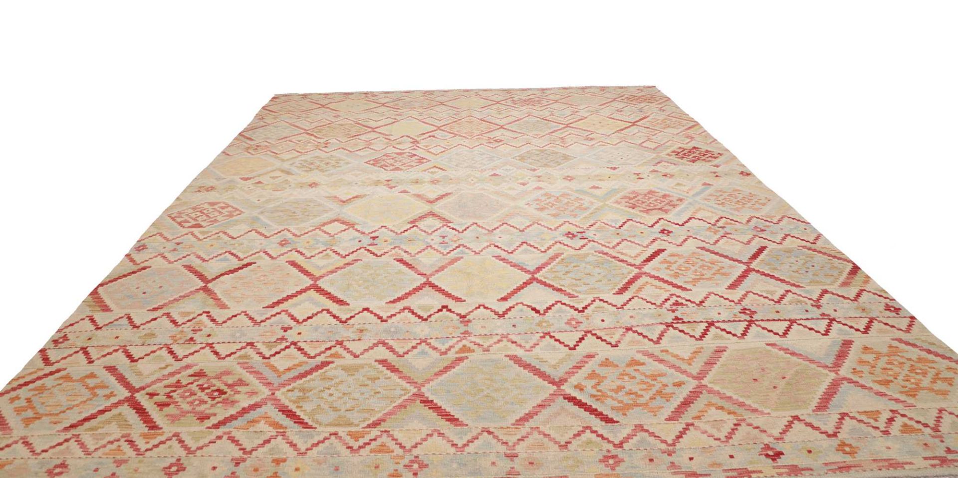 Kelim 307 × 401 cm aus Wolle, handgewebt