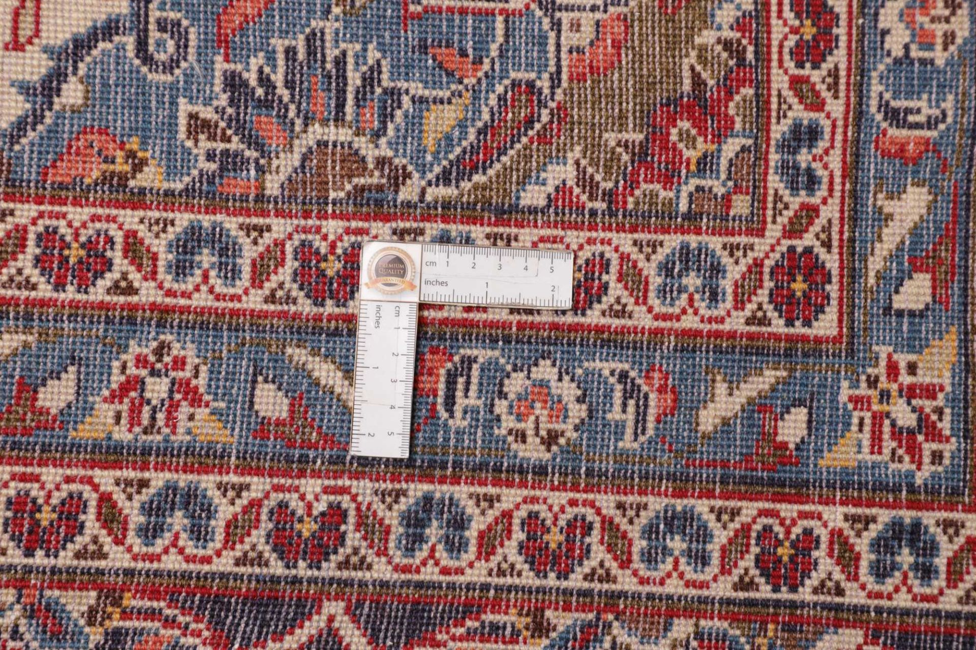 Kashan Perserteppich 300 × 409 cm aus Wolle, handgeknüpft