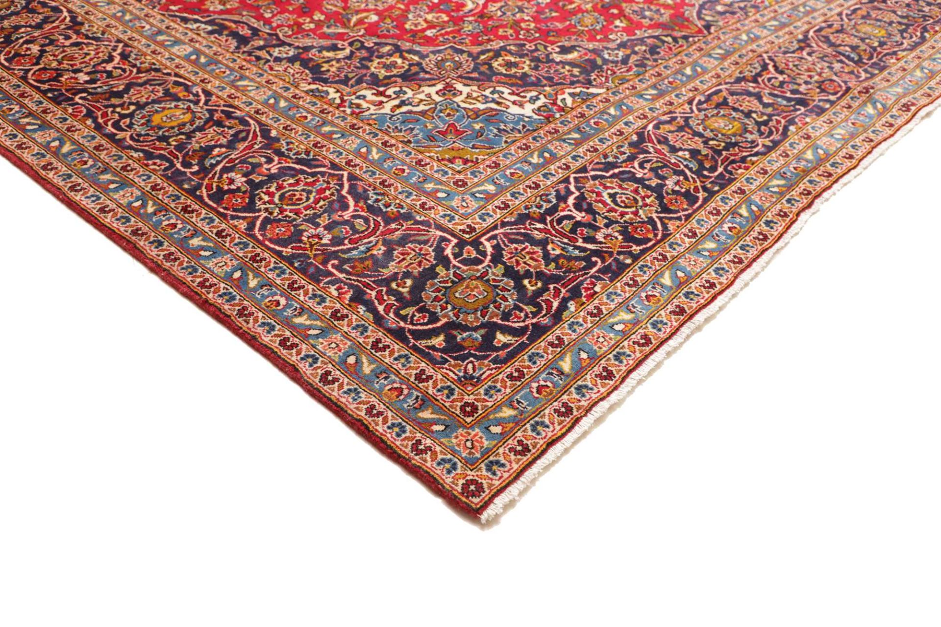 Handgeknüpfter Kashan Perserteppich 301 × 406 cm